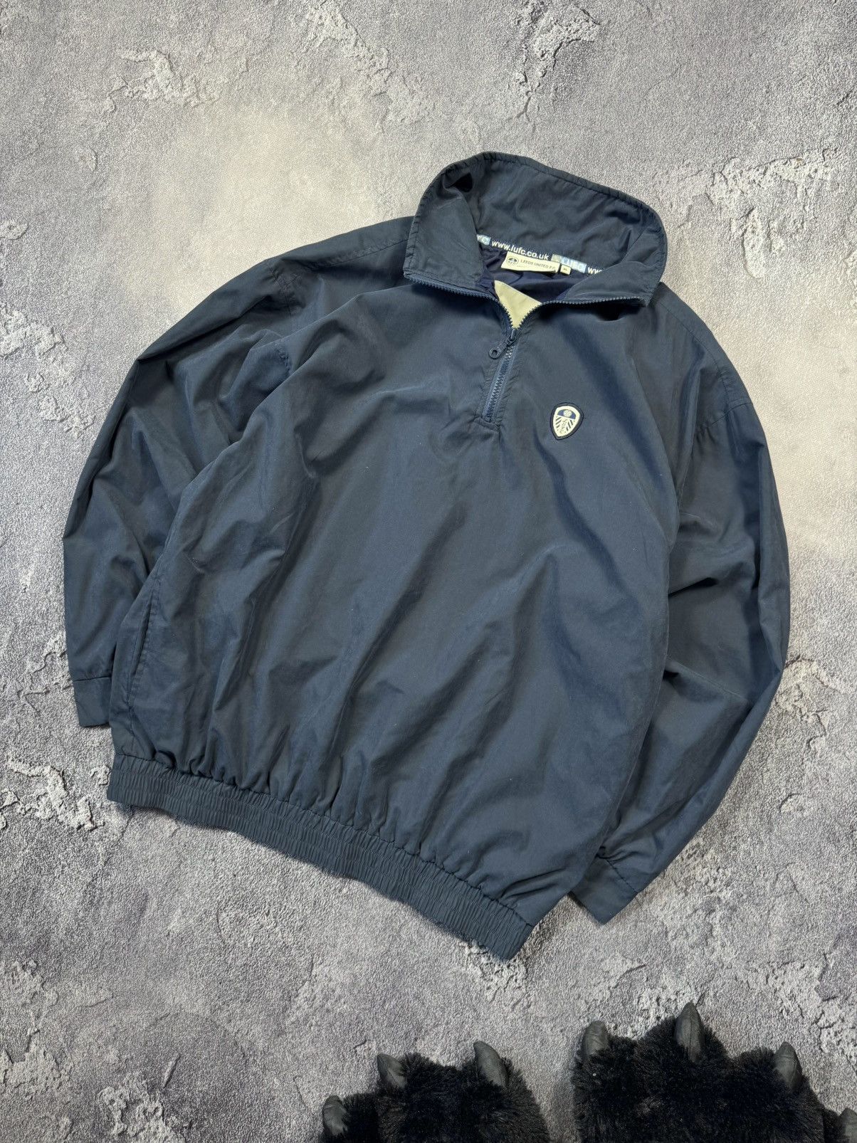 Other Leeds United F.C. Vintage 1/4 Zip Windbreaker Size US XL / EU 56 / 4 - 1 Thumbnail