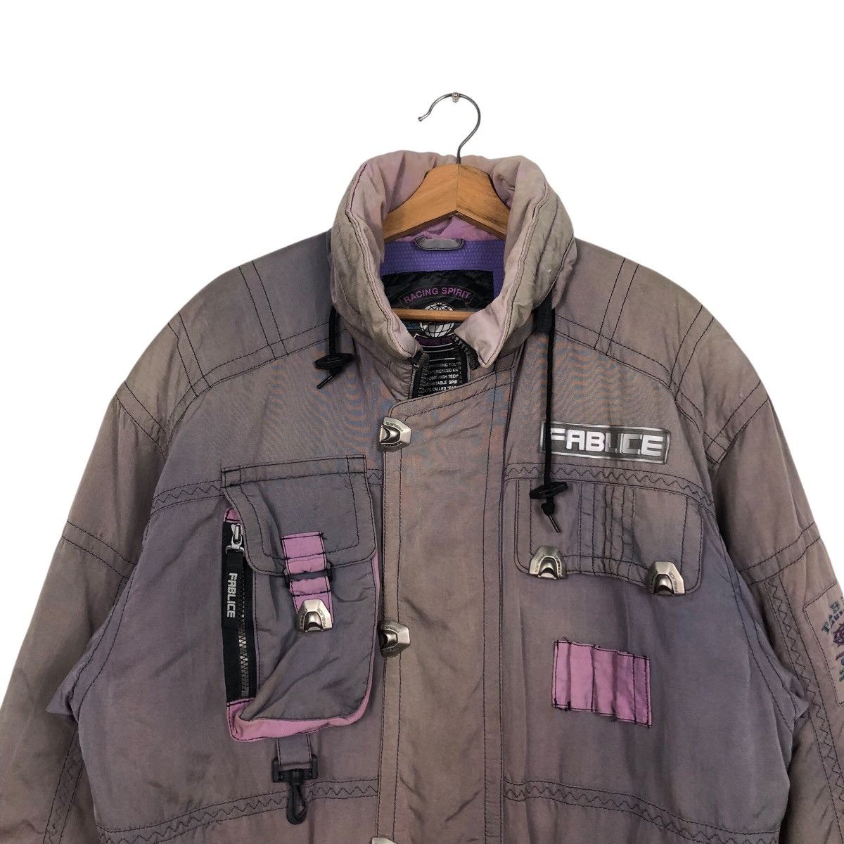 Japanese Brand 📌Vintage Ski Jacket Winter Fablice Thinsulate Multi Pocket Size US L / EU 52-54 / 3 - 4 Thumbnail