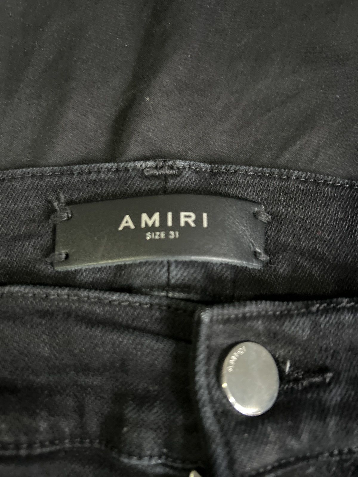 Amiri Black wit blue stripe amiri Sz 31 Size US 31 - 3 Thumbnail