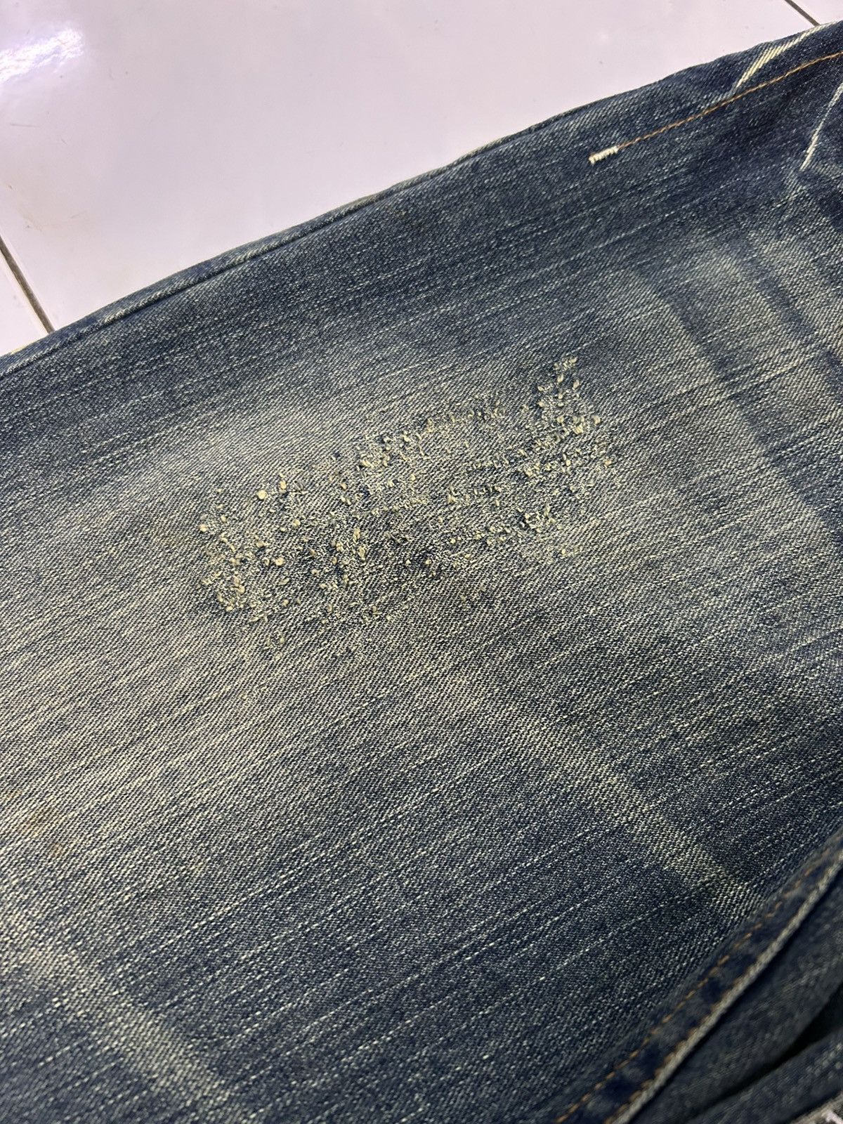 Japanese Brand Vintage Japanese Karakuri Sukajan Style Straight Jeans Size US 33 - 19 Thumbnail