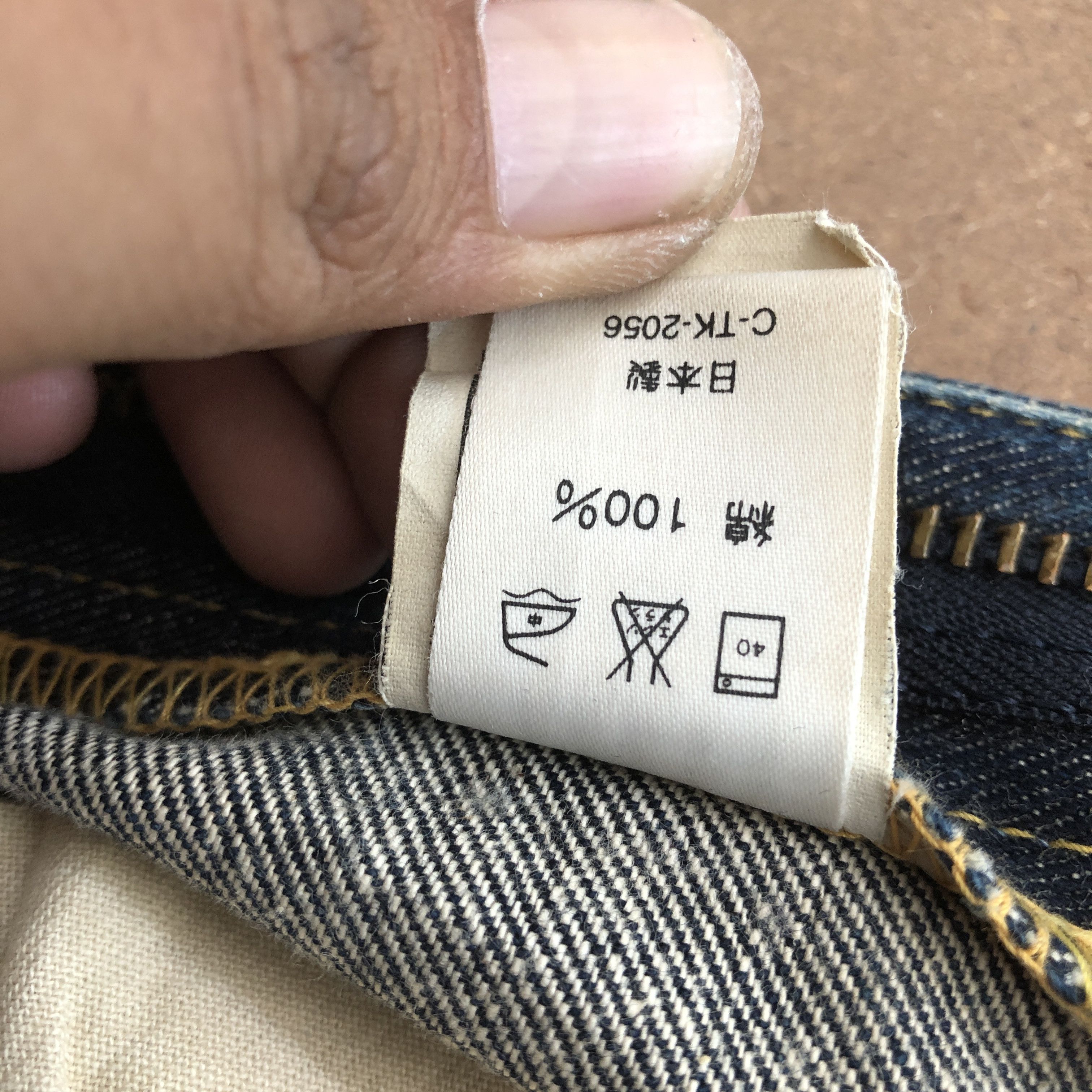 Lee Vintage 80's Lee Riders Sanforized Selvedge Jeans Denim Size US 30 / EU 46 - 9 Thumbnail