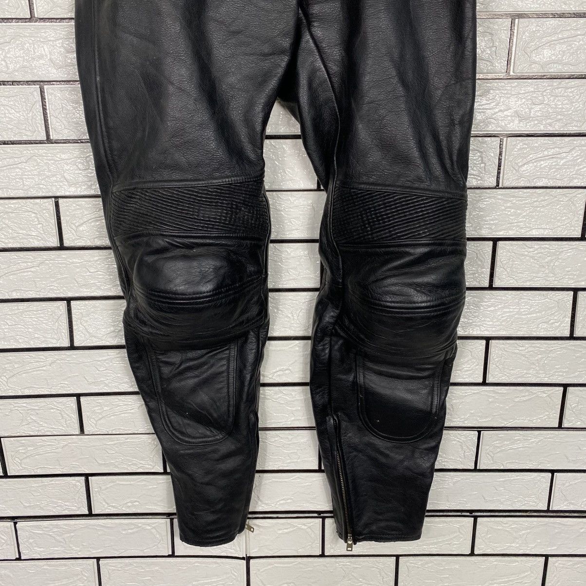 Kadoya Vintage Leather Pants Racing B's Leather Issey Miyake Size US 30 / EU 46 - 6 Thumbnail