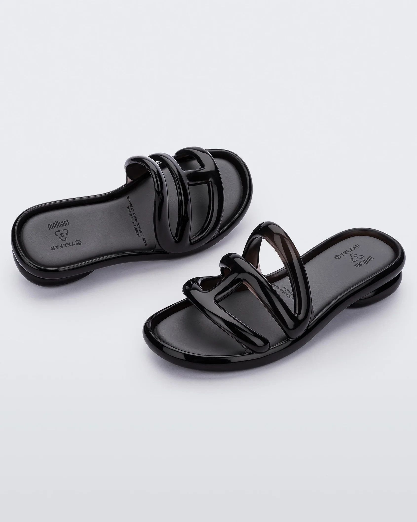 Melissa Melissa x Telfar Jelly Slide - Black (Women's Sizing) Size US 7 / IT 37 - 3 Thumbnail