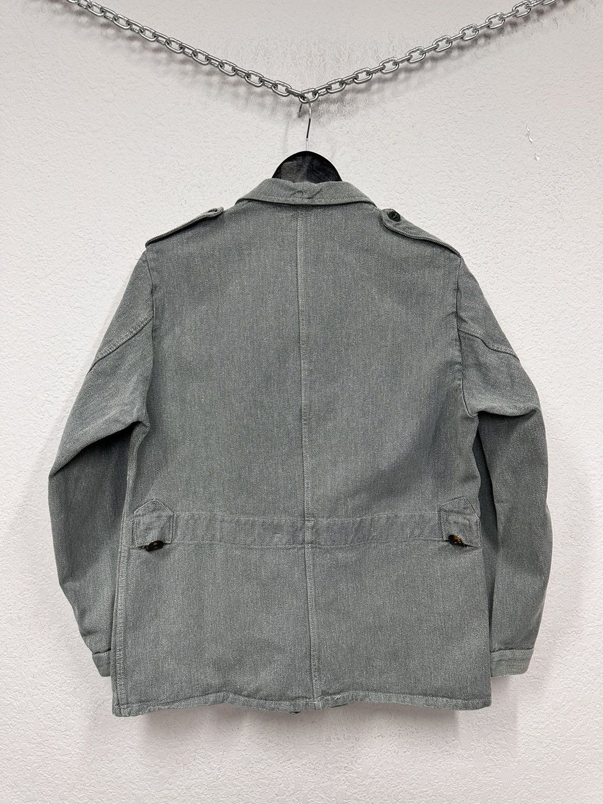 14th Addiction France Work cropped 90s army corduroy denim jacket police Size US M / EU 48-50 / 2 - 9 Thumbnail