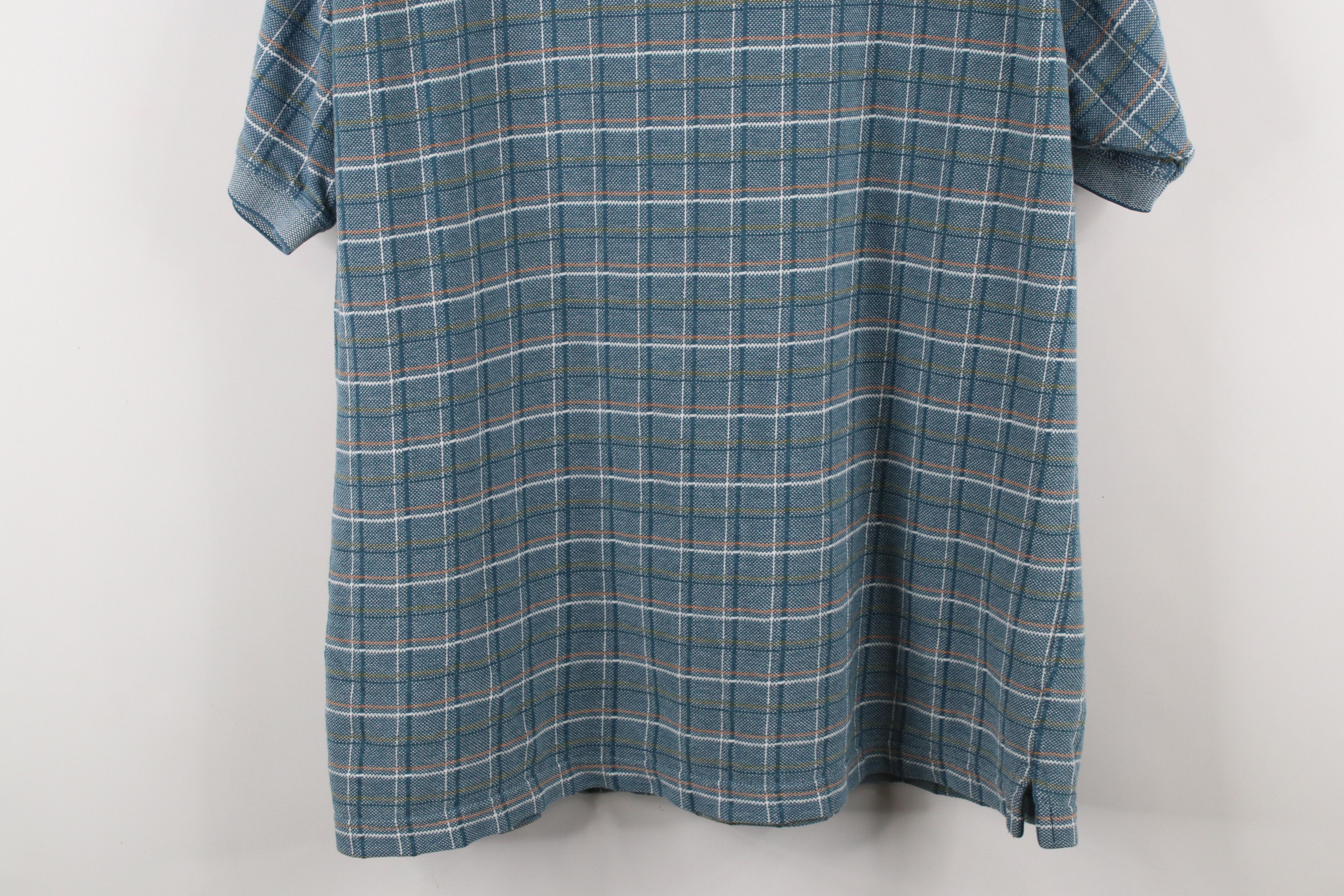 Vintage Vintage 90s Streetwear Checkered Collared Golf Polo Shirt Size US L / EU 52-54 / 3 - 9 Thumbnail
