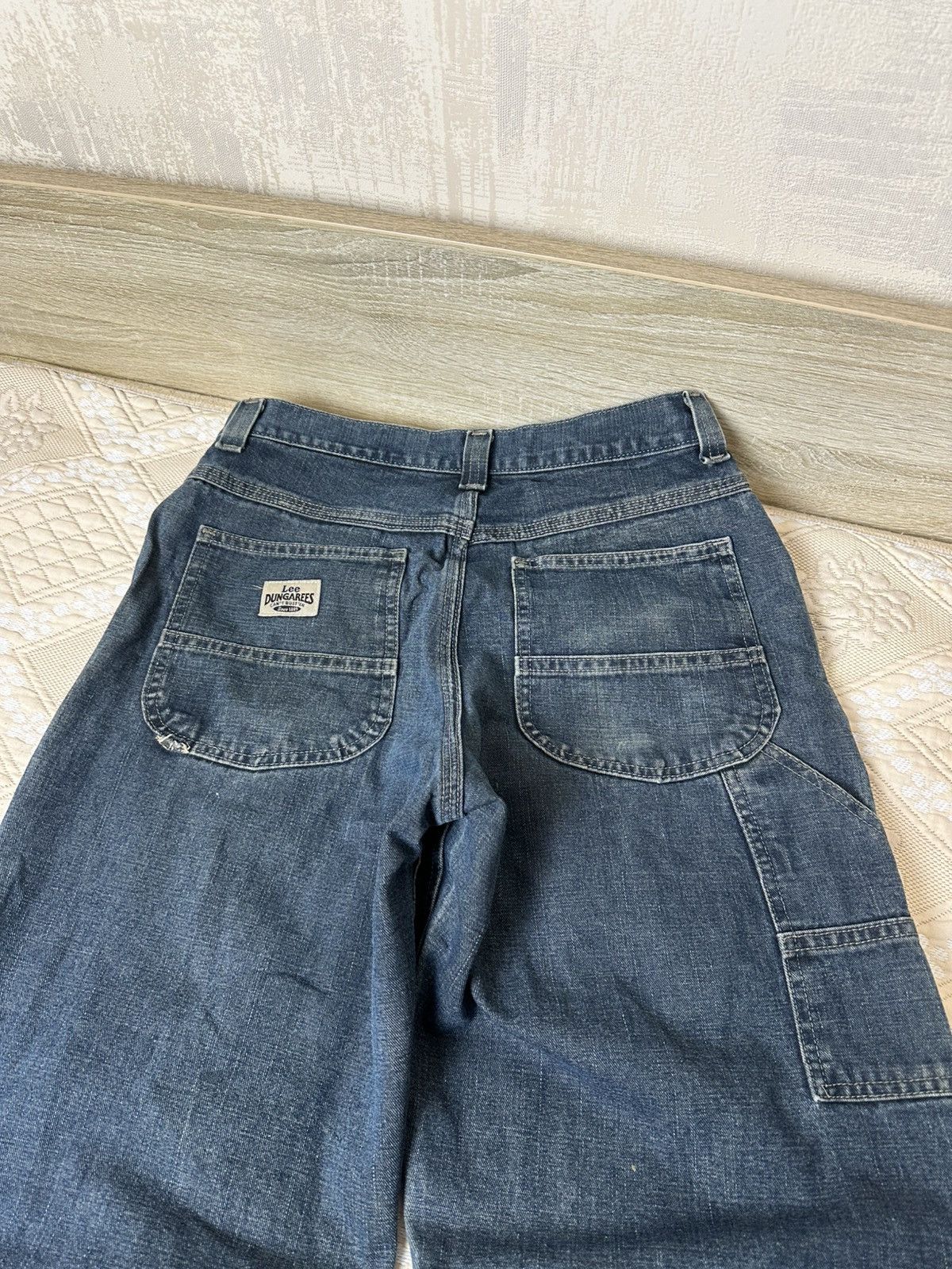 Japanese Brand 🔥VINTAGE DENIM CARPENTER DETROIT CHORE JEANS LEE DUNGAREES Size US 32 / EU 48 - 3 Thumbnail