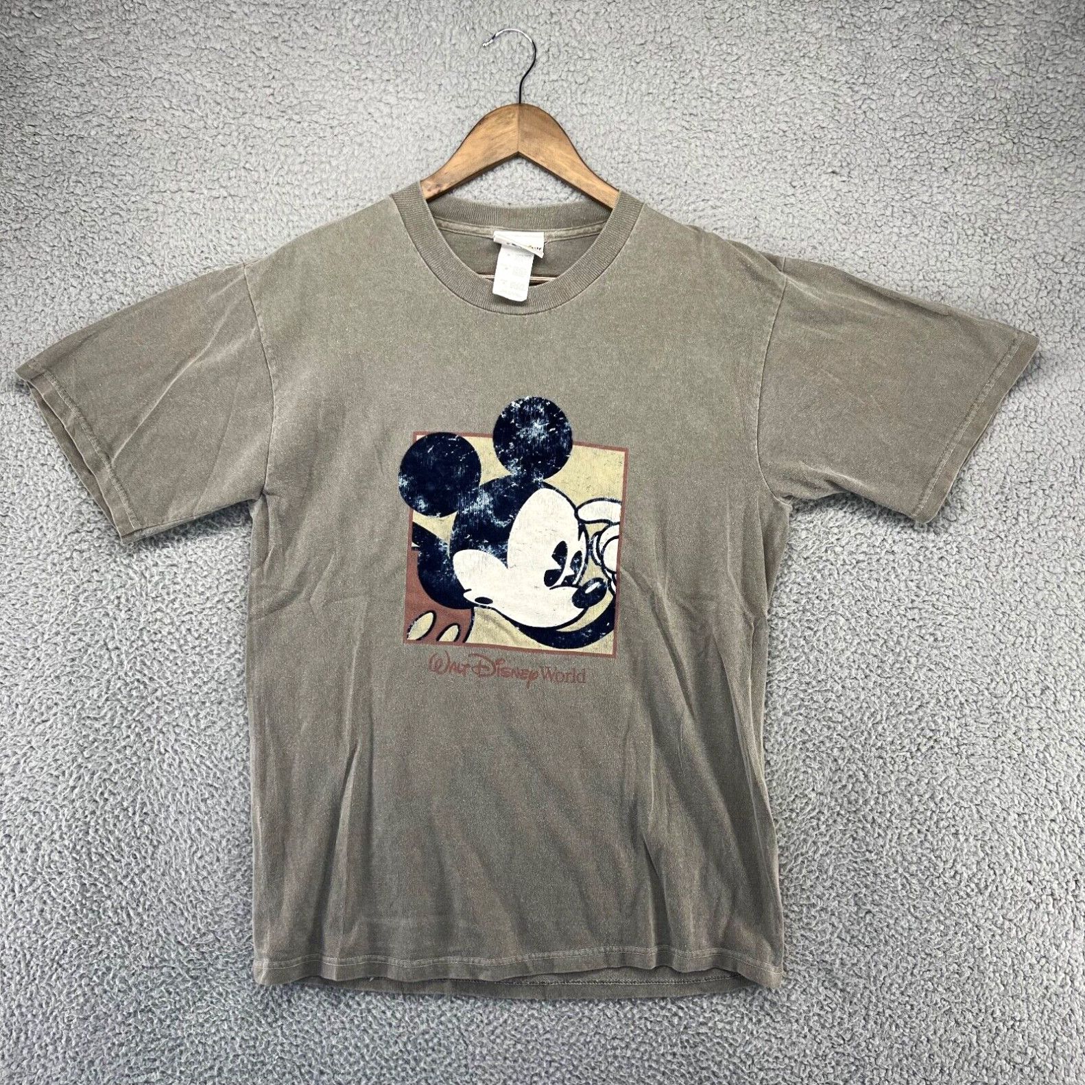 Disney Vintage Disney Mickey Mouse Shirt Mens Medium Gray Graphic