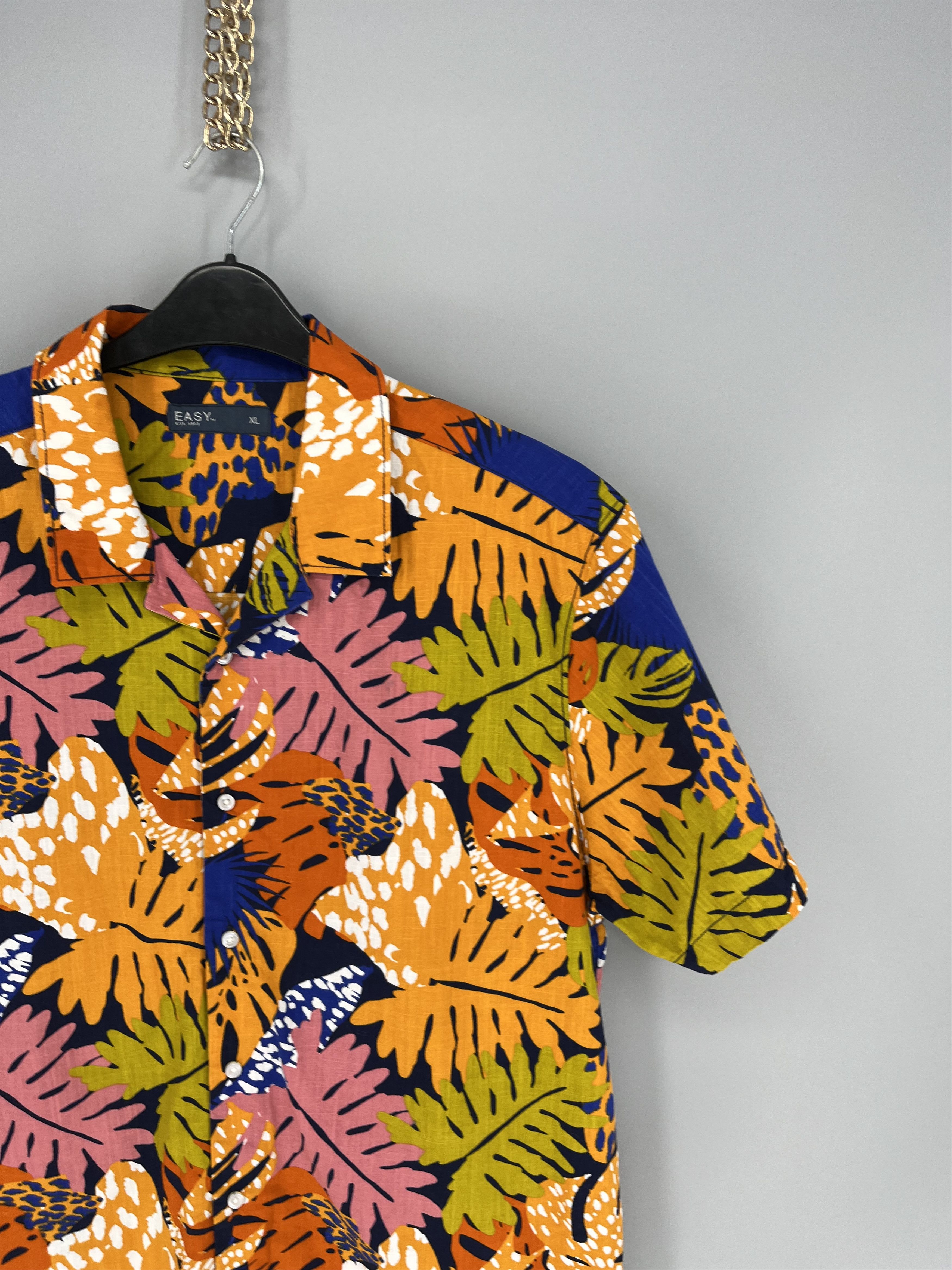 Vintage Vintage Hawaiian Company Flower Silk Shirt Size US XL / EU 56 / 4 - 5 Thumbnail