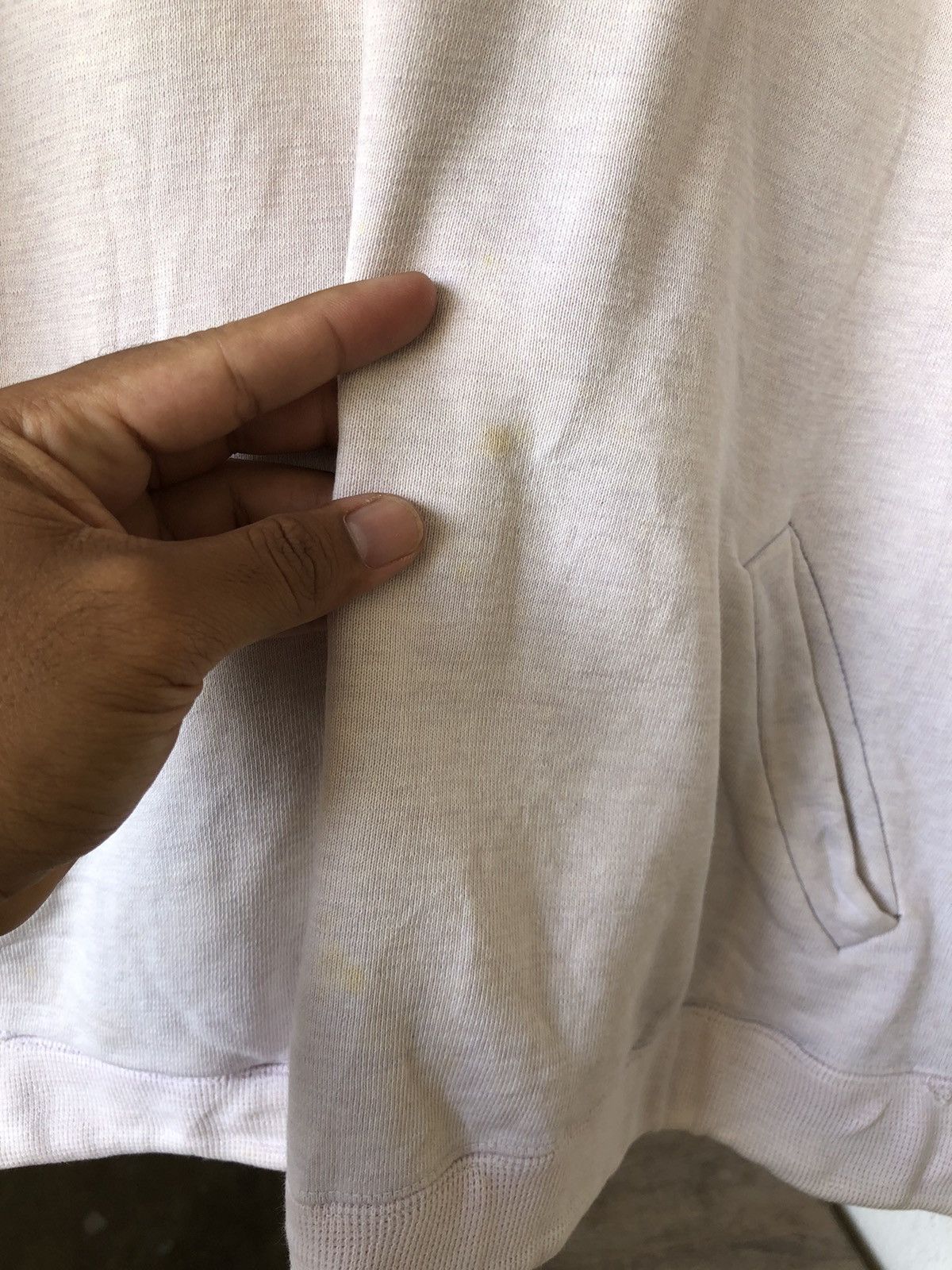 Issey Miyake Vintage 90s Issey Miyake IS Logo Distressed Crewneck Size M / US 6-8 / IT 42-44 - 9 Thumbnail