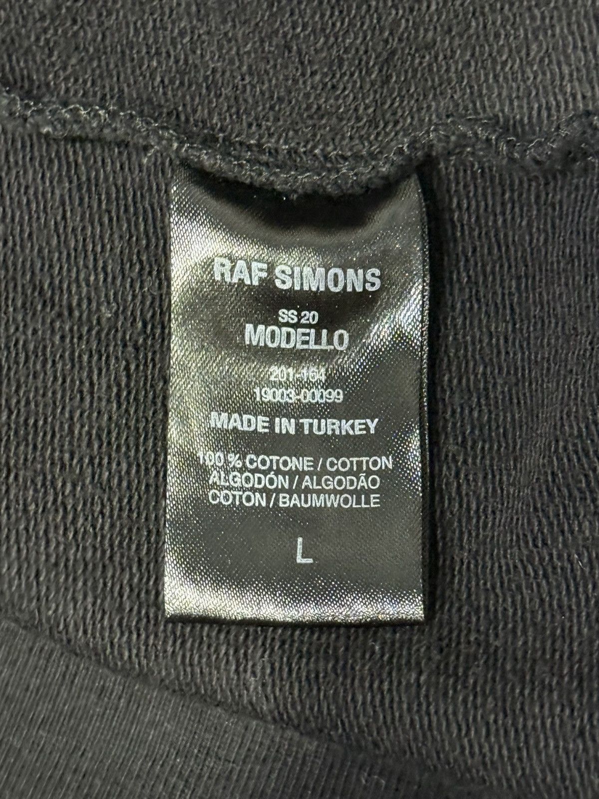 Raf Simons 2020 Raf Simons patched detail hoodie Size US L / EU 52-54 / 3 - 5 Thumbnail