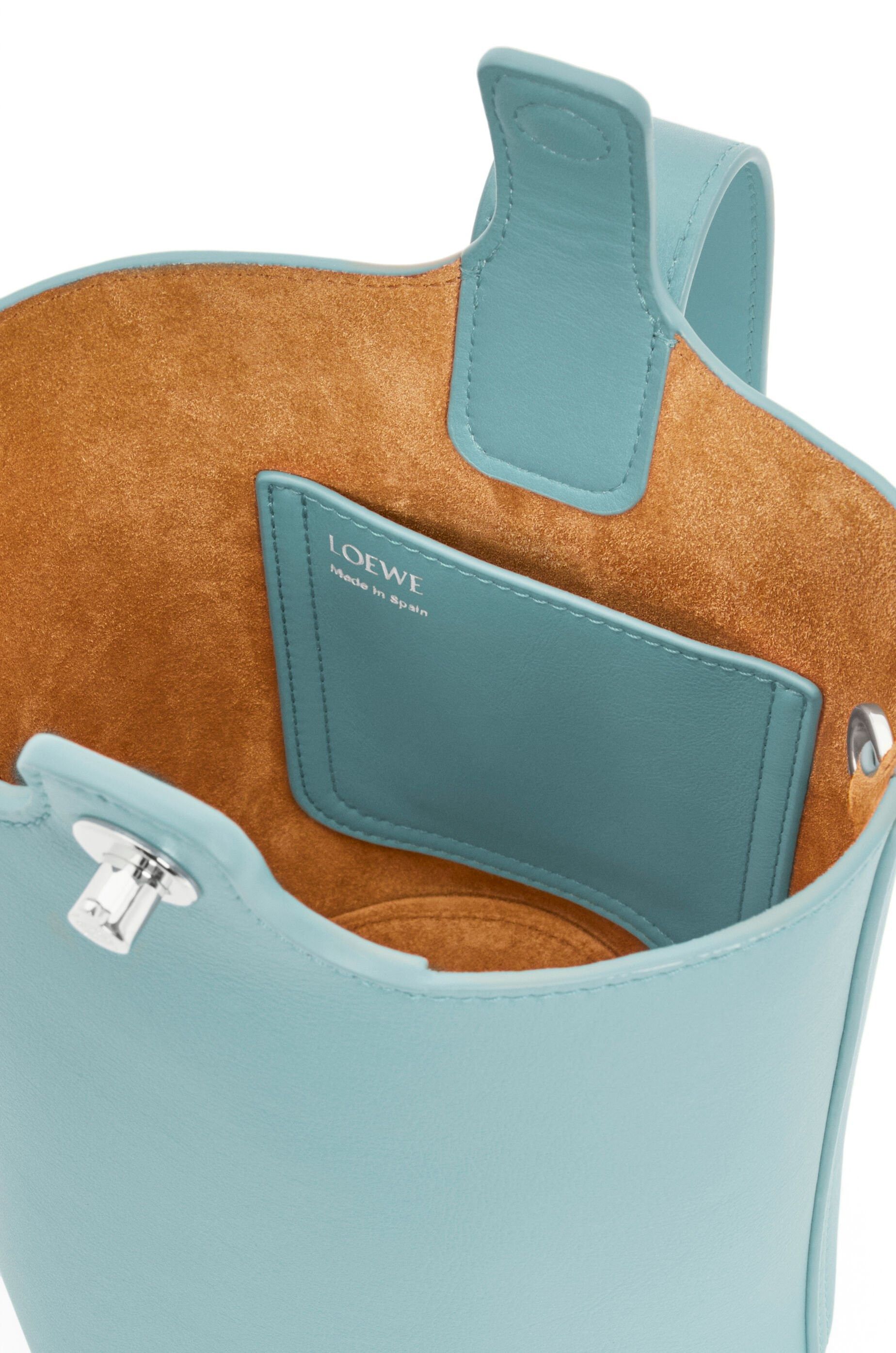 Loewe o1in1g0426 Size: OS/ Mini Pebble Bucket Bag in Blue Size ONE SIZE - 5 Thumbnail
