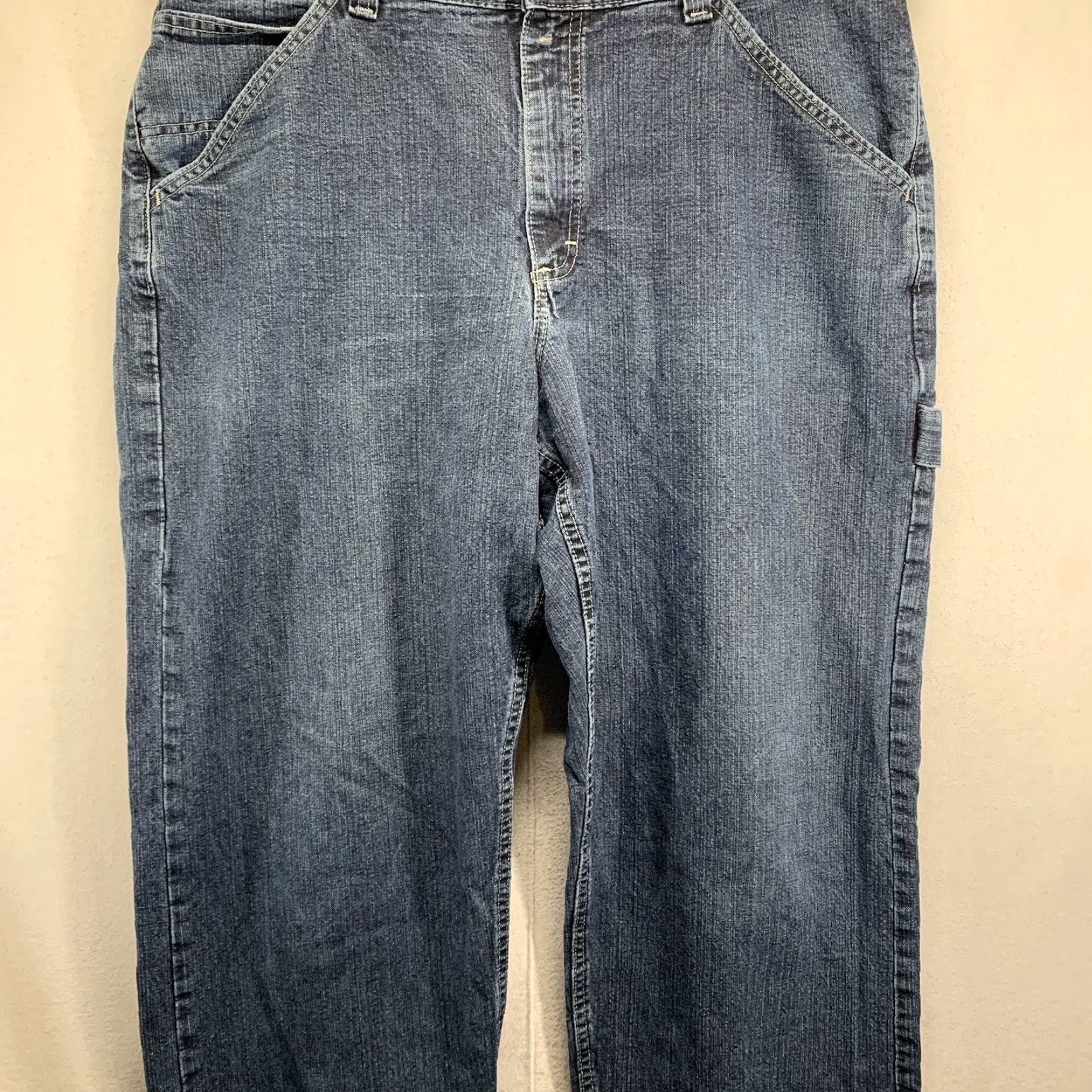 Lee VINTAGE Lee Jeans Denim Blue Straight 36x30 Men's Regular Fit 100% Cotton High Rise Pants Size US 36 / EU 52 - 7 Thumbnail