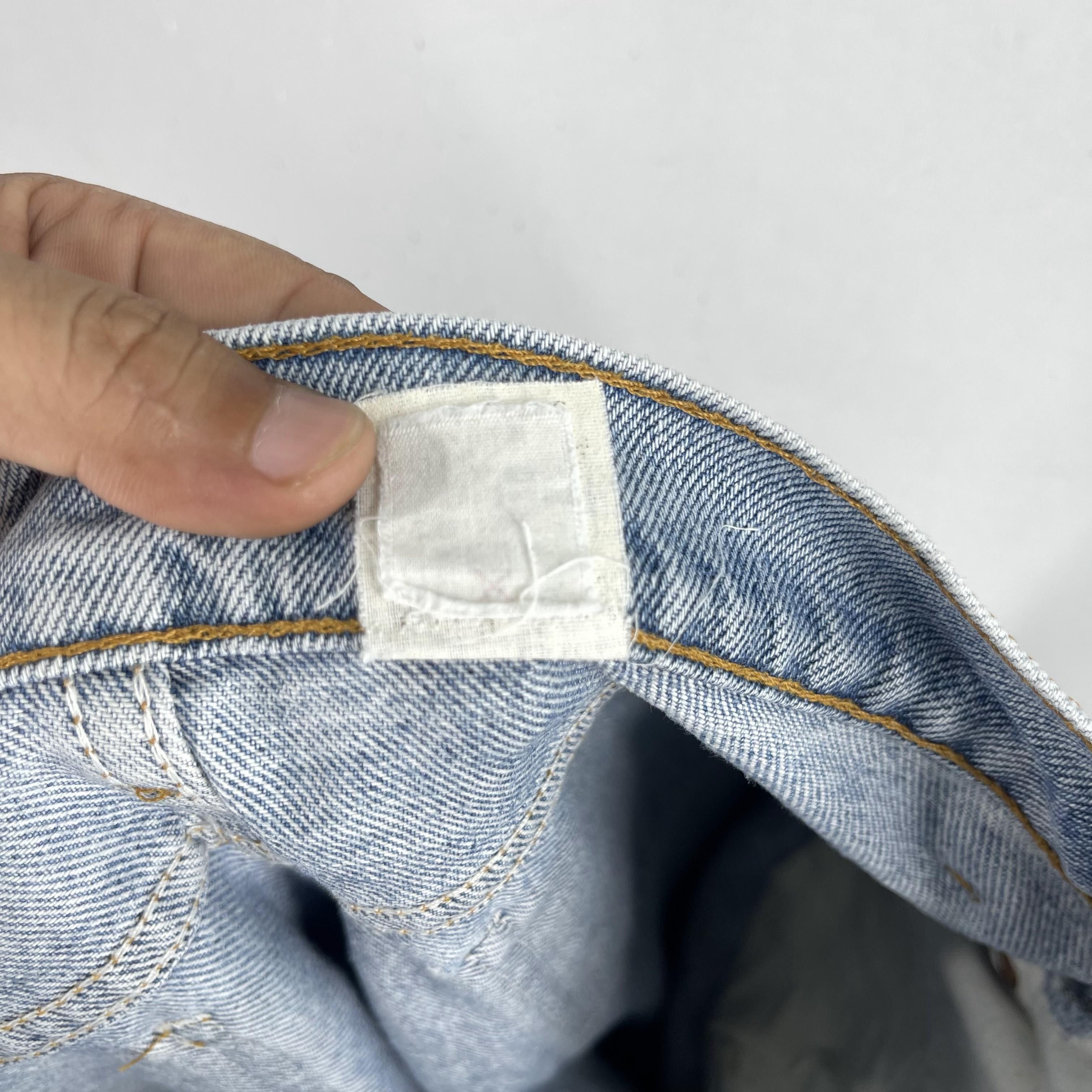 Levi's × Vintage Size 32 Vintage Levis 550 Distressed Knee Ripped Jeans Size 32" / US 10 / IT 46 - 6 Thumbnail