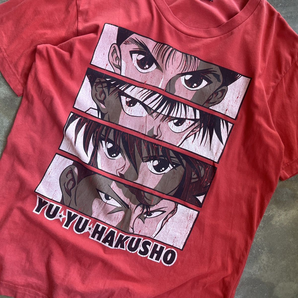 Anime Vintage T-Shirt Yuyu Hakusho Size US XL / EU 56 / 4 - 3 Thumbnail