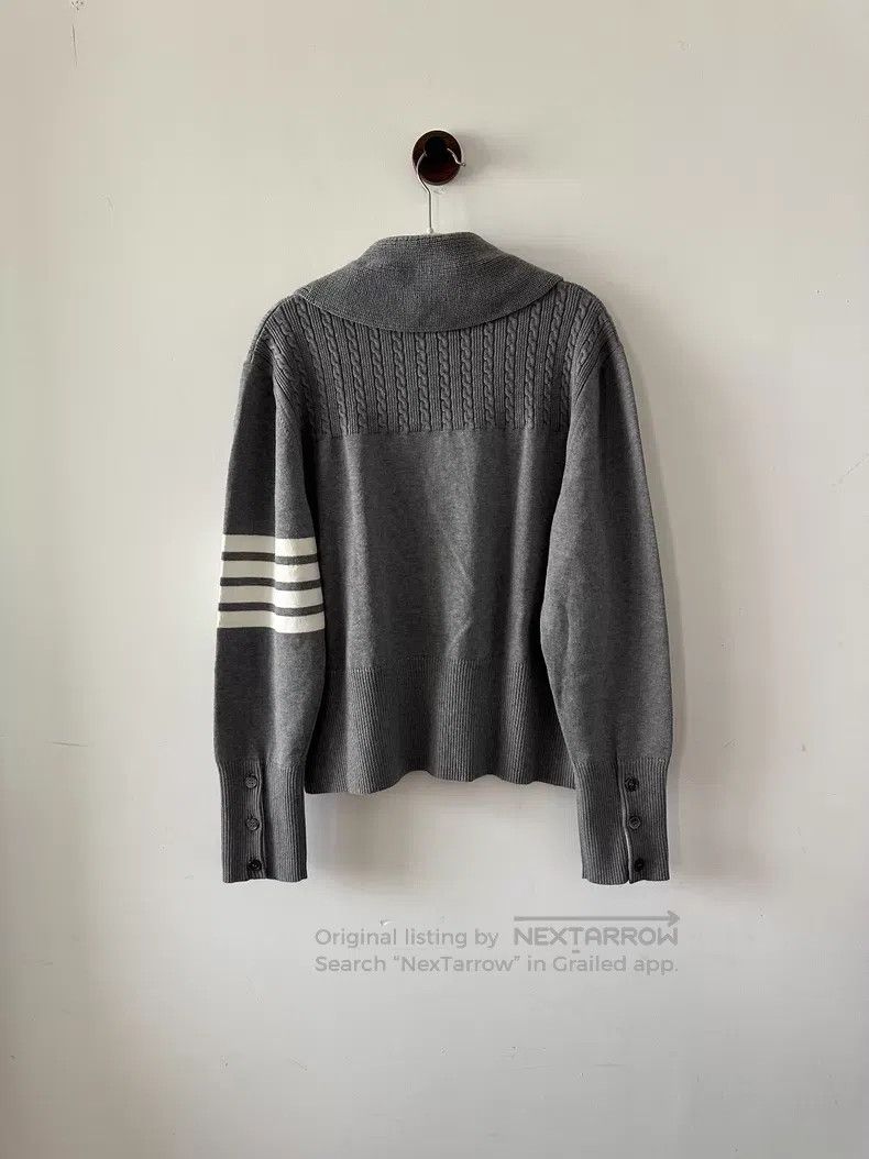 Thom Browne Thom Browne Cape collar wool cardigan Size US L / EU 52-54 / 3 - 2 Thumbnail