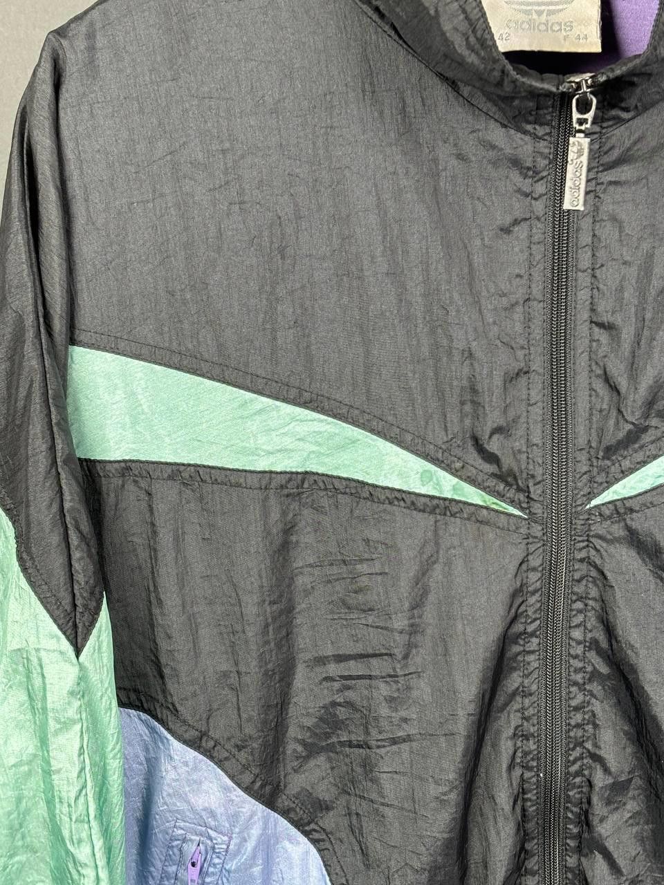 Adidas Adidas Windbreaker Jacket Size M Blue Full Zip Retro Size US M / EU 48-50 / 2 - 6 Thumbnail