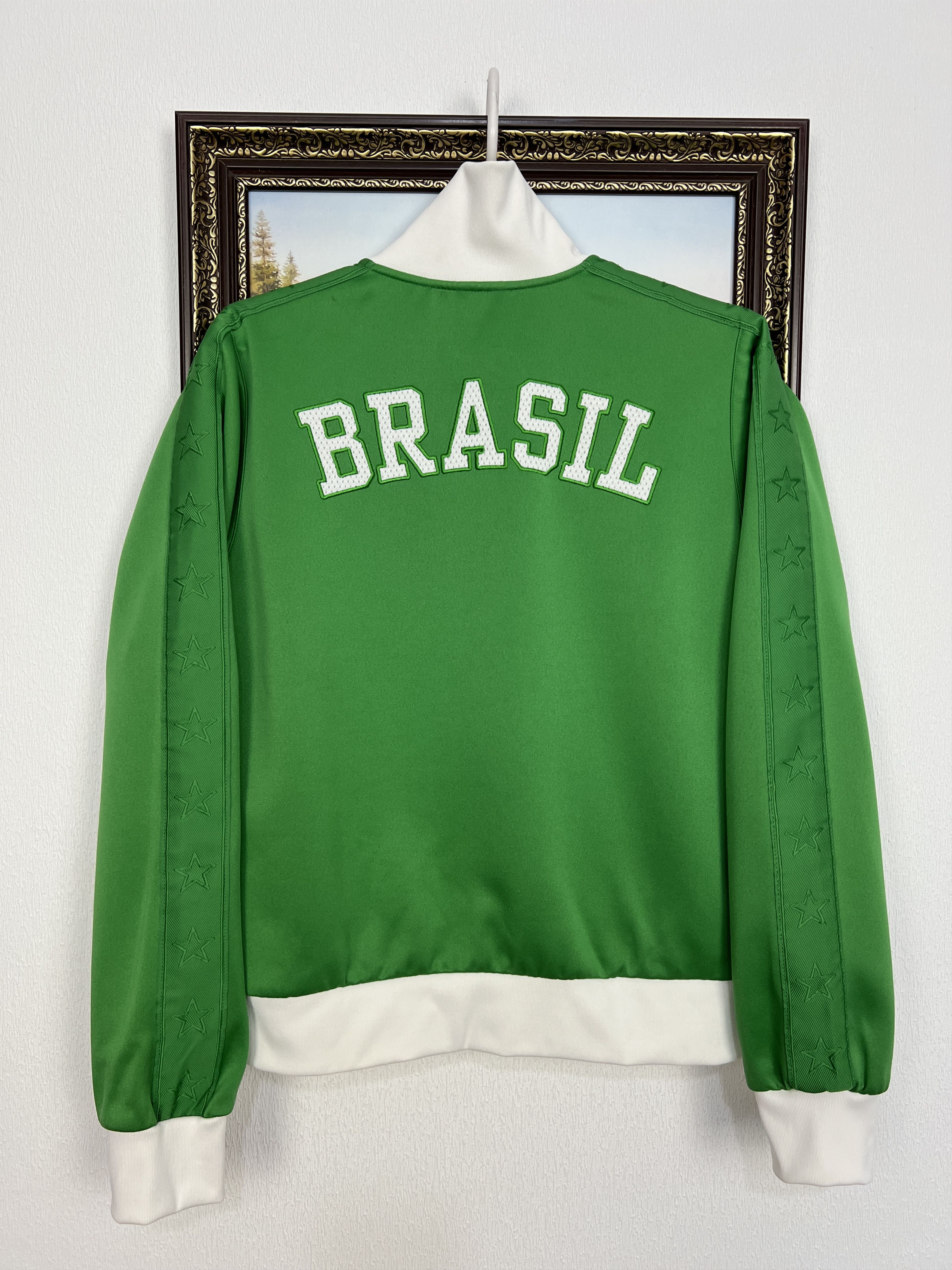 Nike Vintage Brazil Football Jacket Soccer Track Top Zip Rare Size US S / EU 44-46 / 1 - 10 Thumbnail