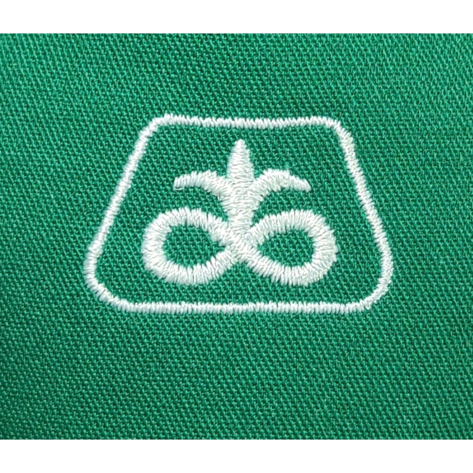 J Brand VINTAGE PIONEER SEED Hat Cap K Brand Farmer Trucker Rope Leather Strap USA Baseball Cap Adjustable Green 1990s Mens Size ONE SIZE - 2 Thumbnail