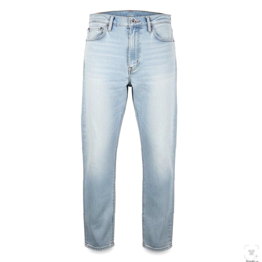 Levi's Levi's Jeans Mens 34x34 Blue Light Wash Straight Stretch Denim Zip Fly S40154 5-Pocket Logo Size US 34 / EU 50 - 2 Thumbnail