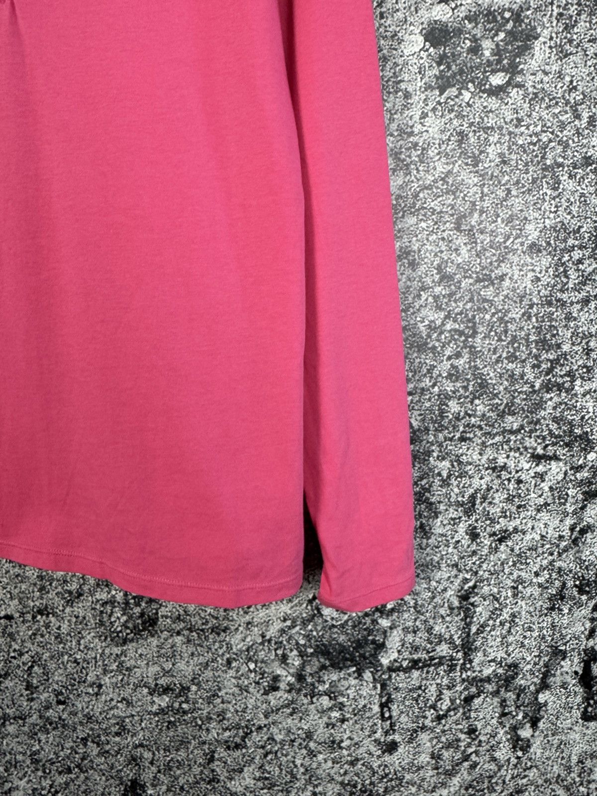 Musto Women’s Musto Long Sleeve Polo Shirt Pink Cotton Size 10 Size M / US 6-8 / IT 42-44 - 5 Thumbnail