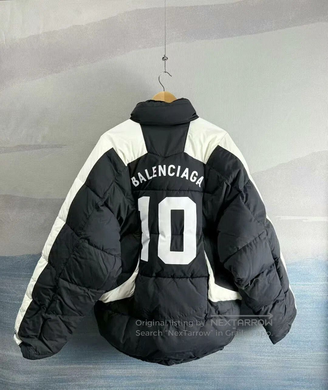 Balenciaga balenciaga black letter puffer jacket. Size US L / EU 52-54 / 3 - 3 Thumbnail