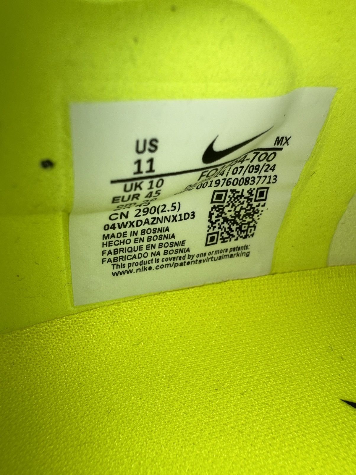 Nike Nike Mercurial Superfly 10 Elite Size US 11 / EU 44 - 10 Thumbnail