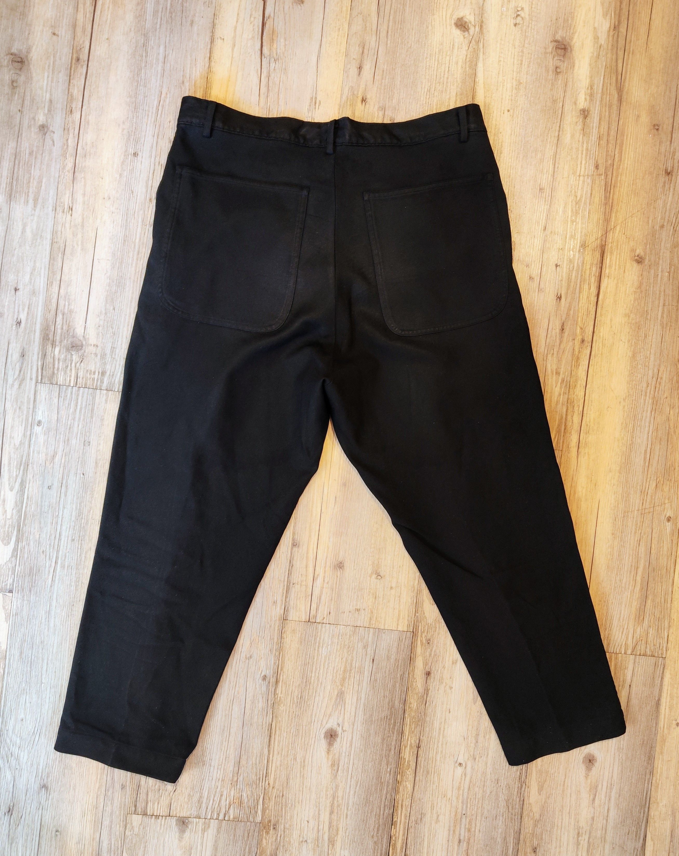 Comme des Garcons Boiled poly double front seam pants Size US 32 / EU 48 - 3 Thumbnail