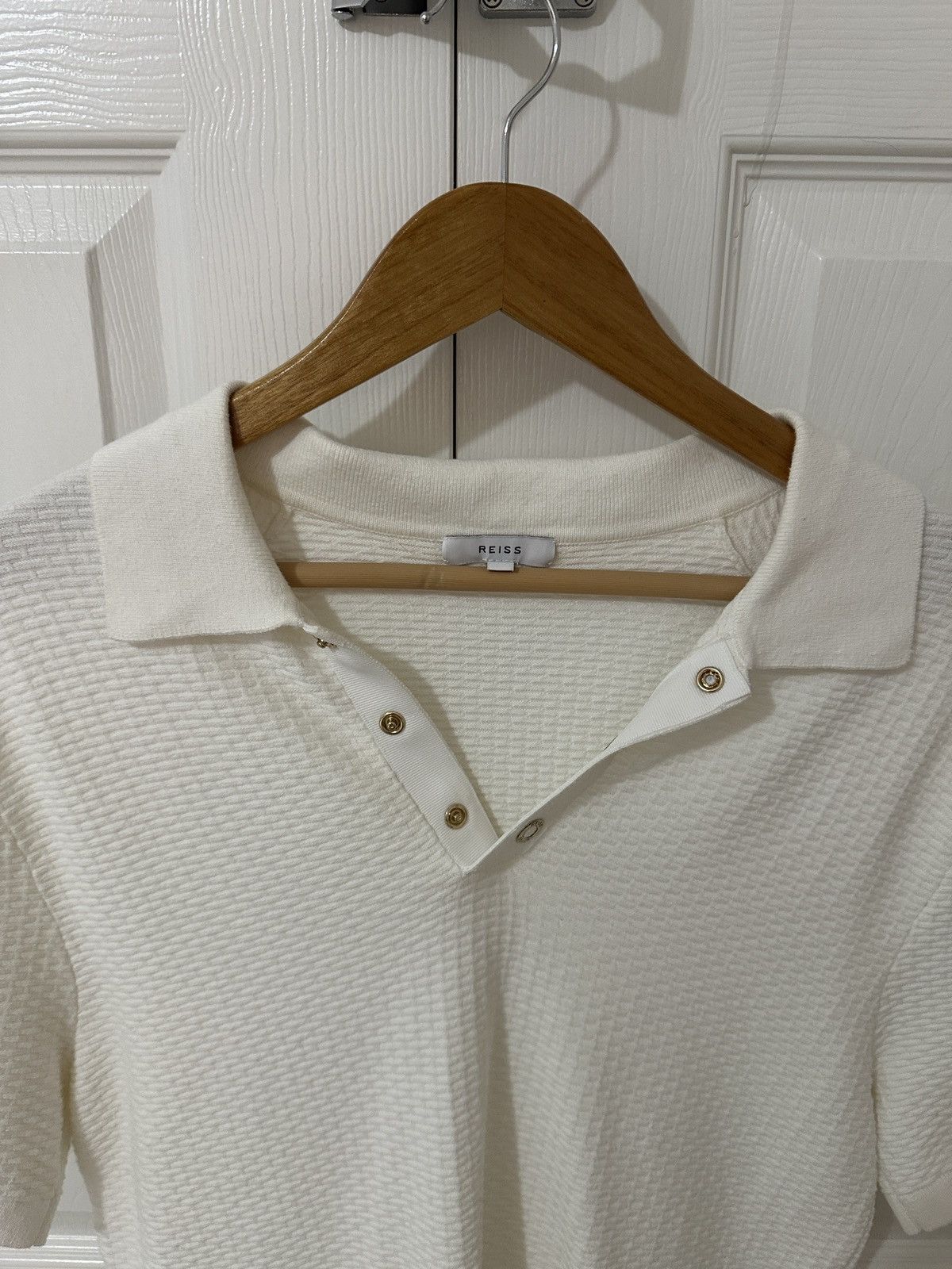 Reiss Reiss snap button polo, sz M Size US M / EU 48-50 / 2 - 2 Thumbnail