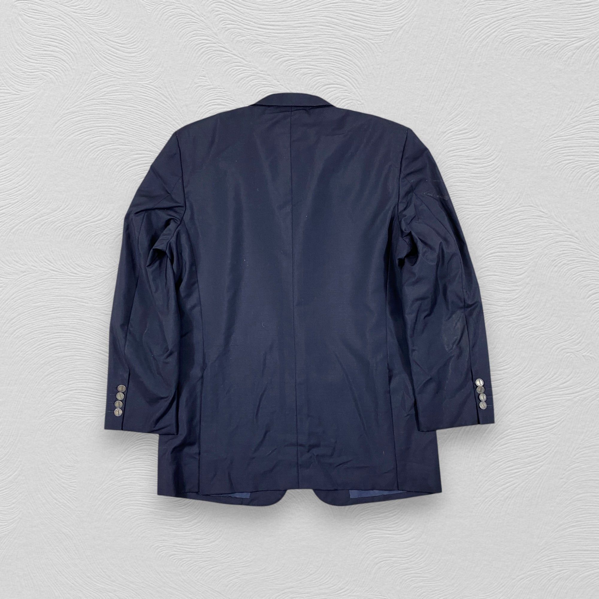 Christian Dior Monsieur Vintage Christian Dior Monsieur Classic Navy Blazzer -J141 Size US XXL / EU 58 / 5 - 2 Thumbnail