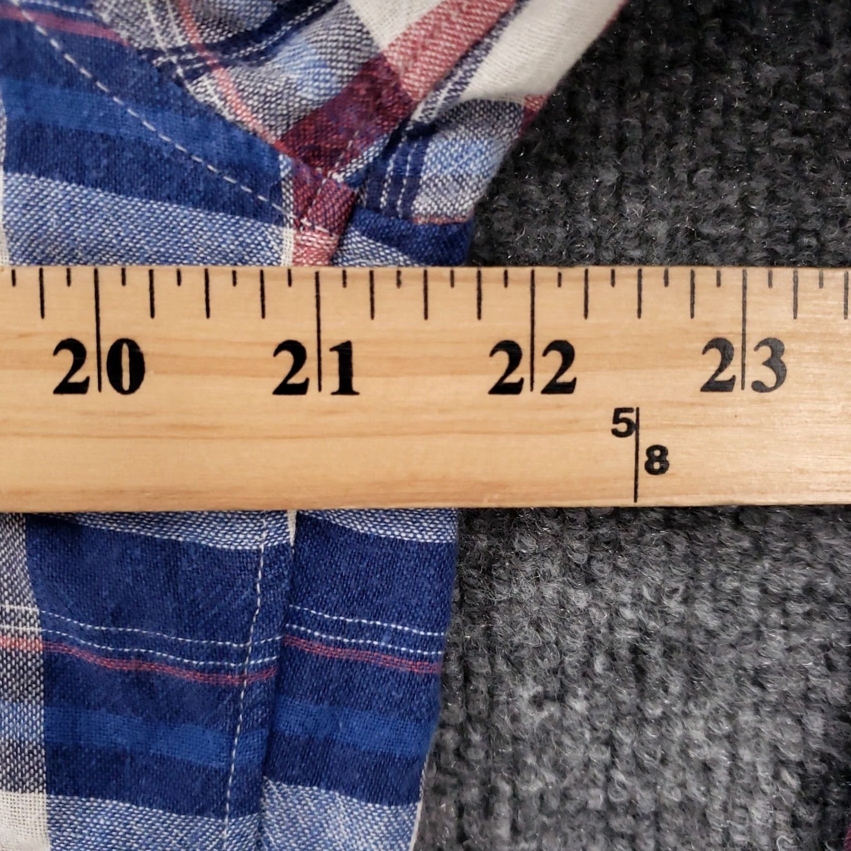 J.Crew J Crew Shirt Mens M Medium Blue Homespun Plaid Long Sleeve Slim Fit Button Down Size US M / EU 48-50 / 2 - 4 Thumbnail