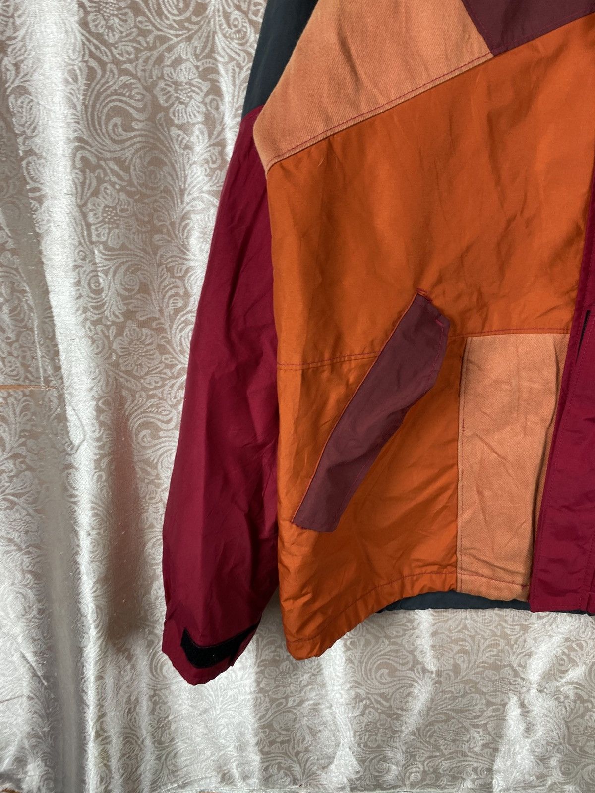 Manastash Manastash Colorblock Outdoor Red Orange Hood Mountain Parka Size US L / EU 52-54 / 3 - 7 Thumbnail