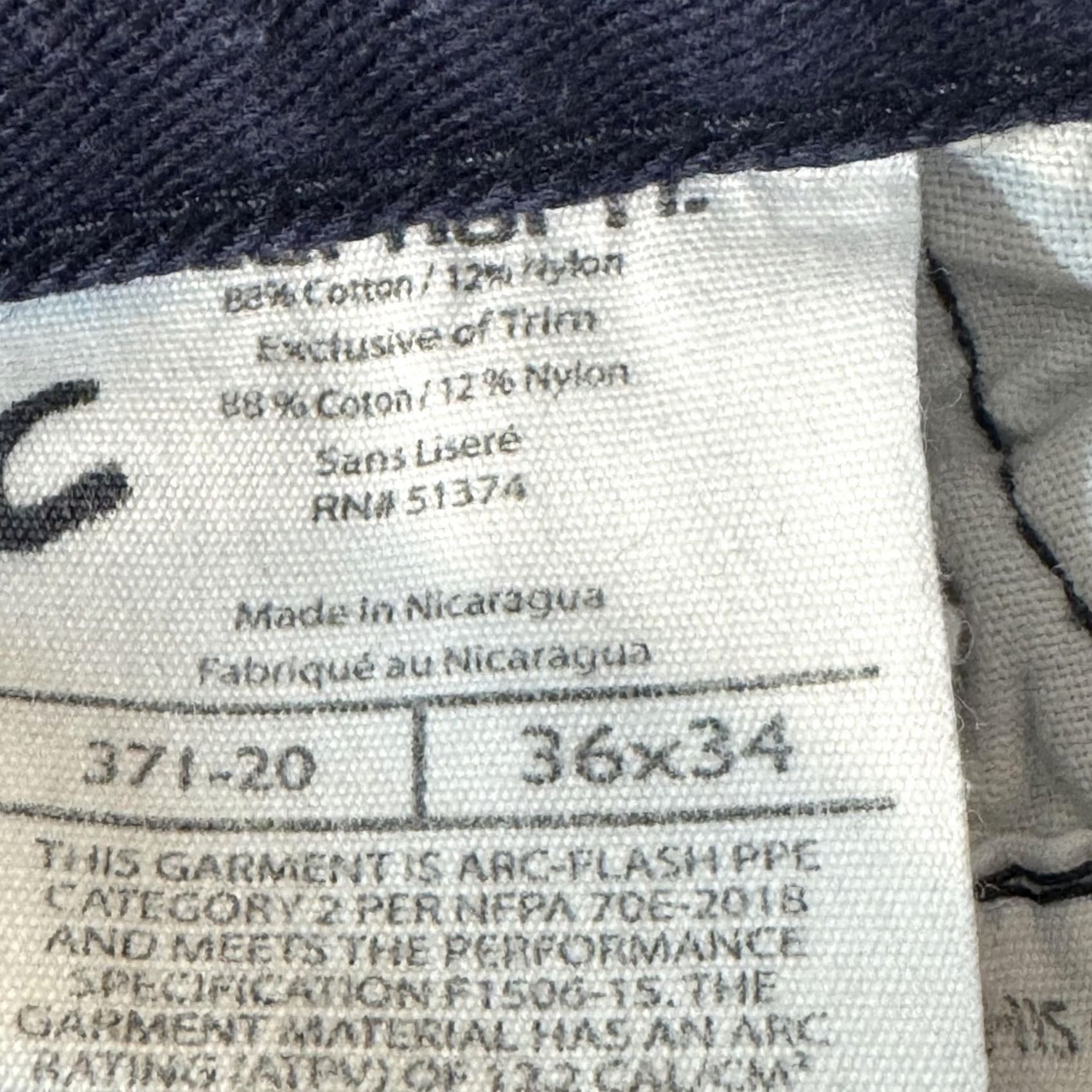 Carhartt Carhartt FR Work Pants Mens 36x34 Cat2 Arc Flash NFPA70E Blue Workwear Pants 36x34 Mens Carhartt Industrial FR Work Pants Blue NFPA70E Arc-Flash CAT2 Size US 36 / EU 52 - 5 Thumbnail