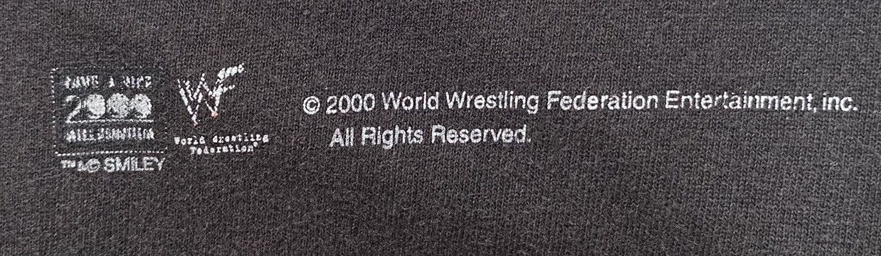 Vintage Vintage Wrestling The Rock T-shirt 2000s Size US L / EU 52-54 / 3 - 9 Thumbnail