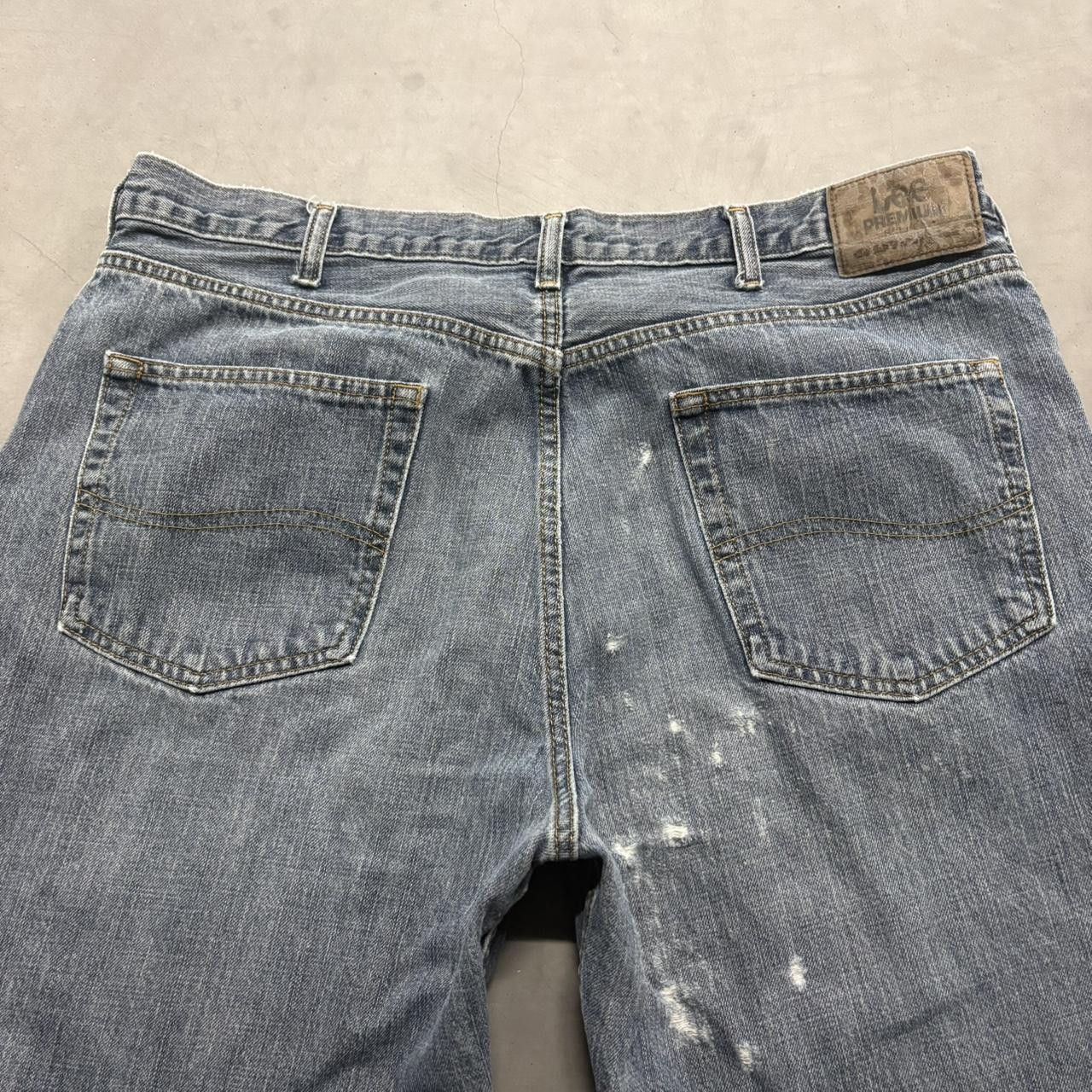 Vintage Crazy Vintage Y2K/2000s Baggy Skater Style Dark Blue Wash Streetwear Grunge Denim Jeans! Size US 36 / EU 52 - 7 Thumbnail