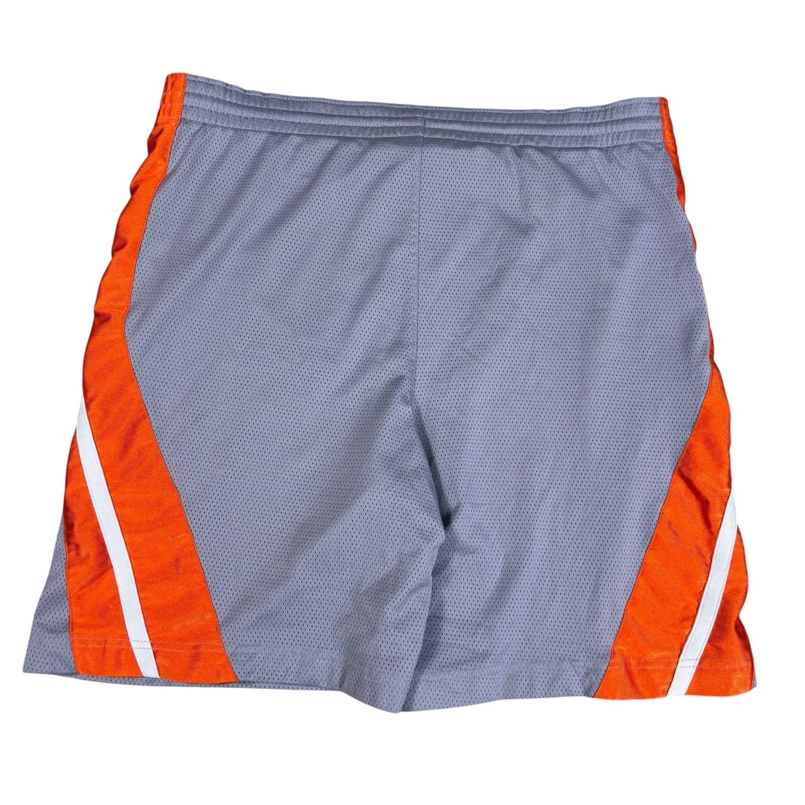 Nike vintage y2k 2000s Nike baggy wide leg gray and orange shorts Size US 38 / EU 54 - 2 Thumbnail