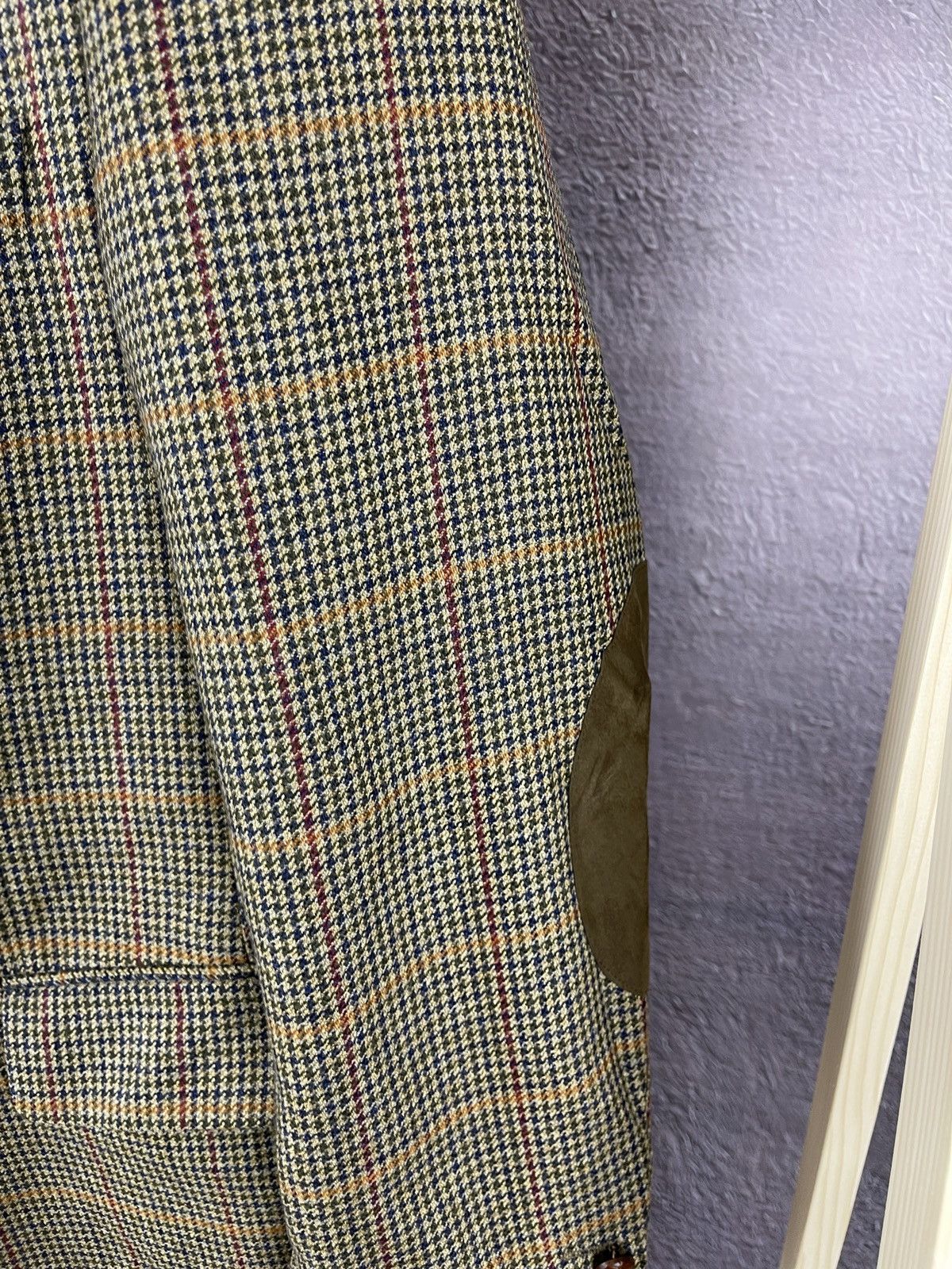 Burberry Burberry London luxury wool tweed Houndstooth blazer size 26 Size 46R - 10 Thumbnail