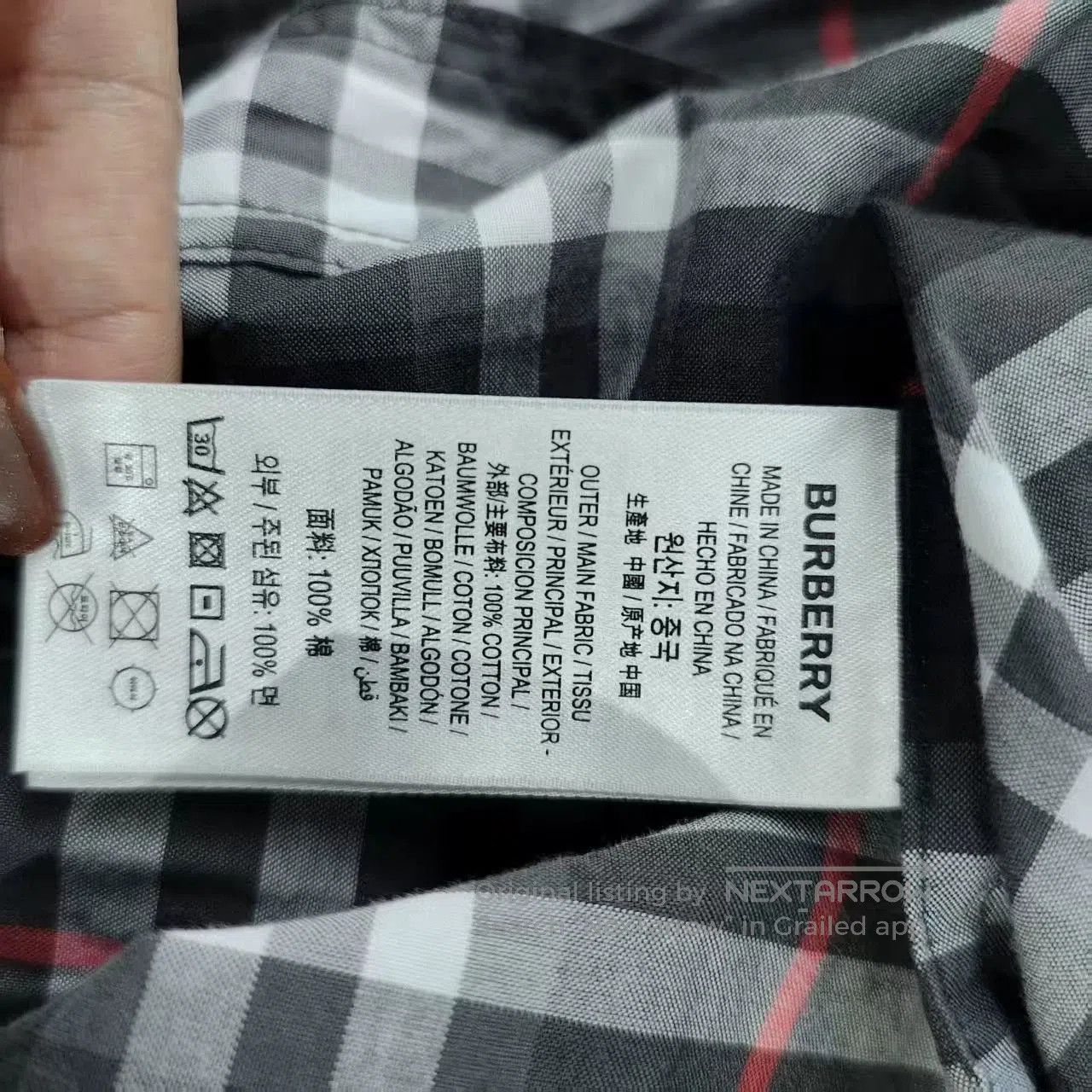 Burberry burberry men’s plaid button-up shirt uk10. Size US M / EU 48-50 / 2 - 4 Thumbnail