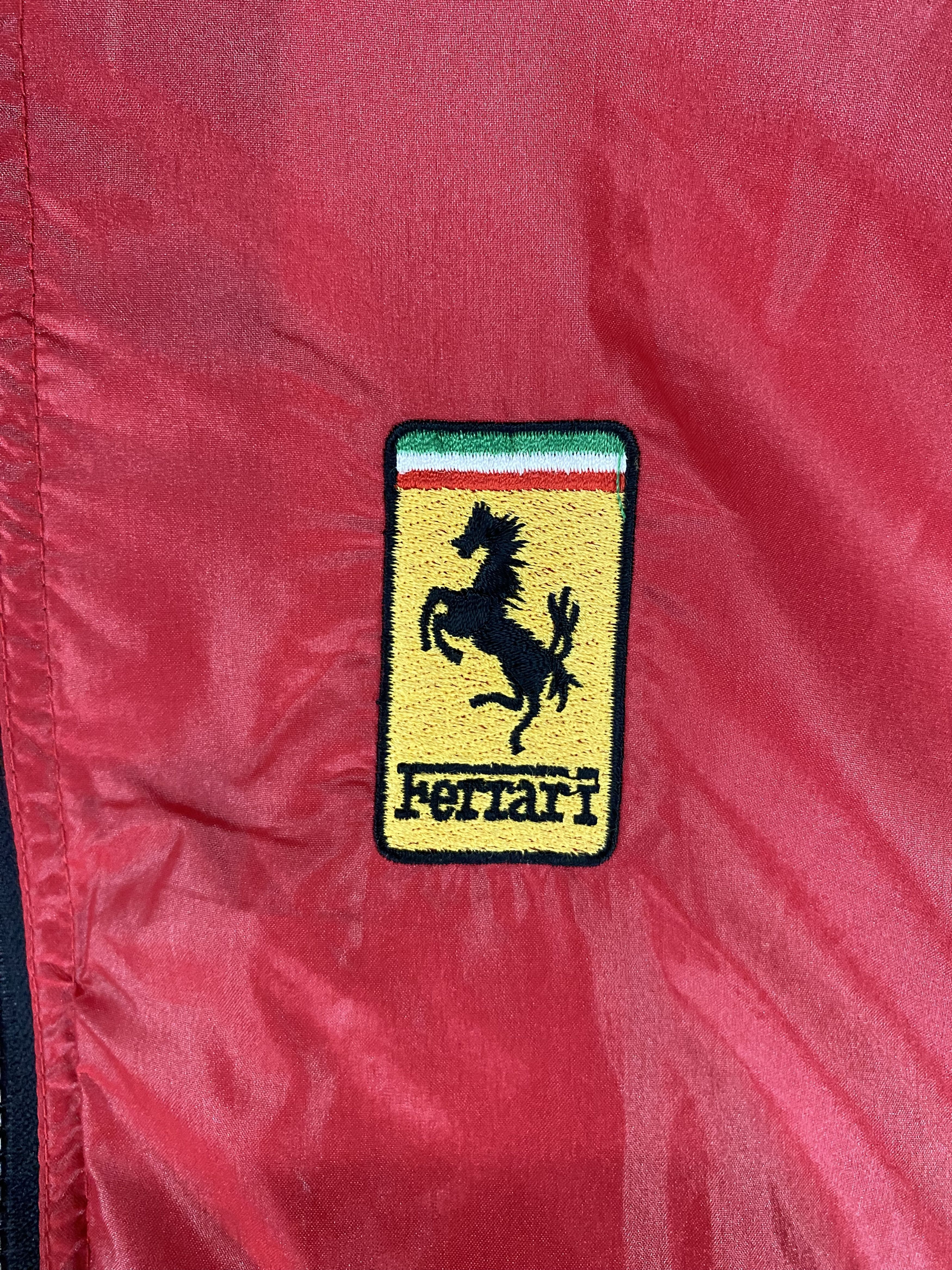 Ferrari × Vintage 80s Style Auto Ferrari campione del mundo satin jacket Size US XL / EU 56 / 4 - 9 Thumbnail