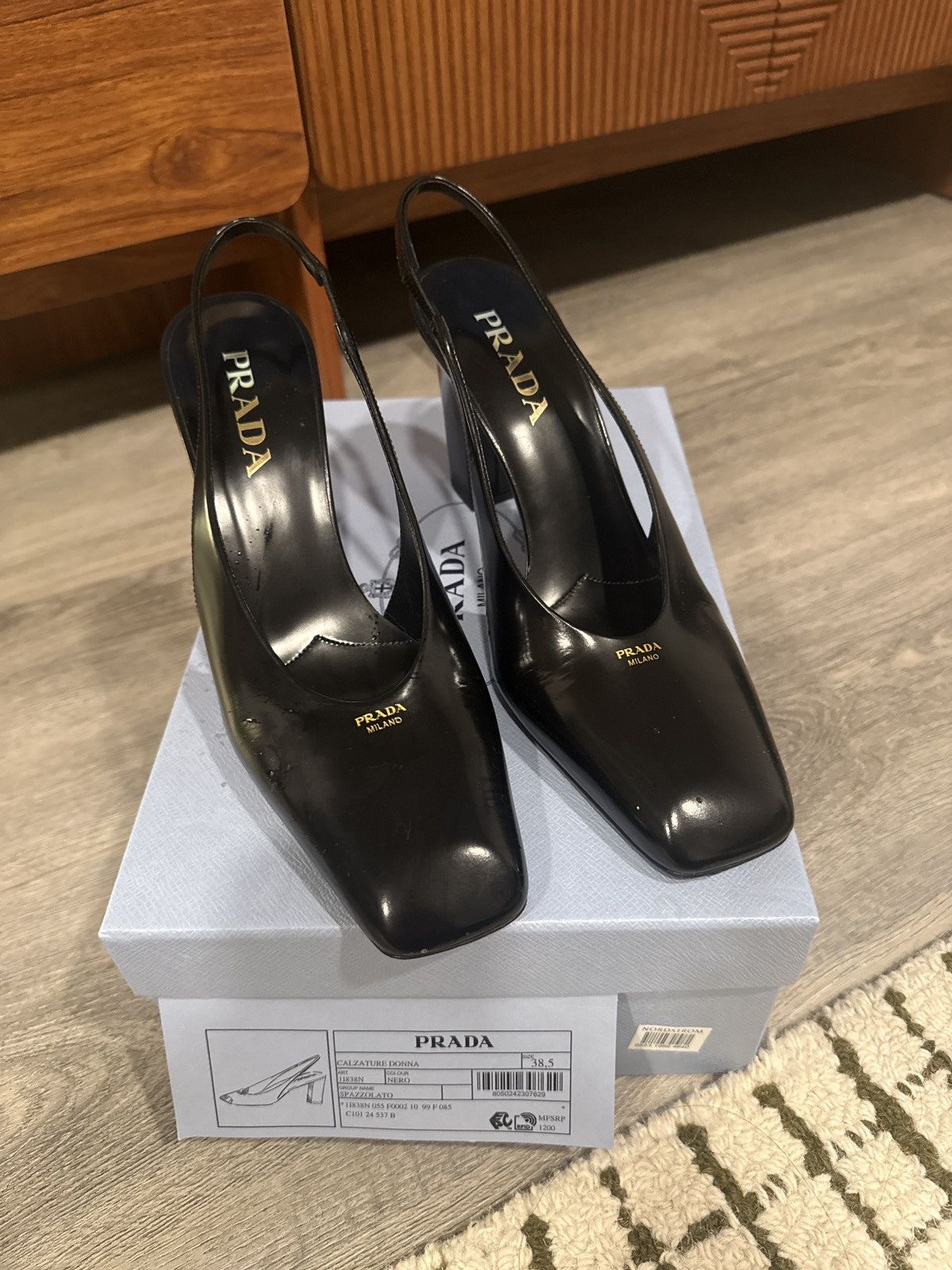 Prada Prada Calzature Donna Size US 8.5 / IT 38.5 - 1 Thumbnail