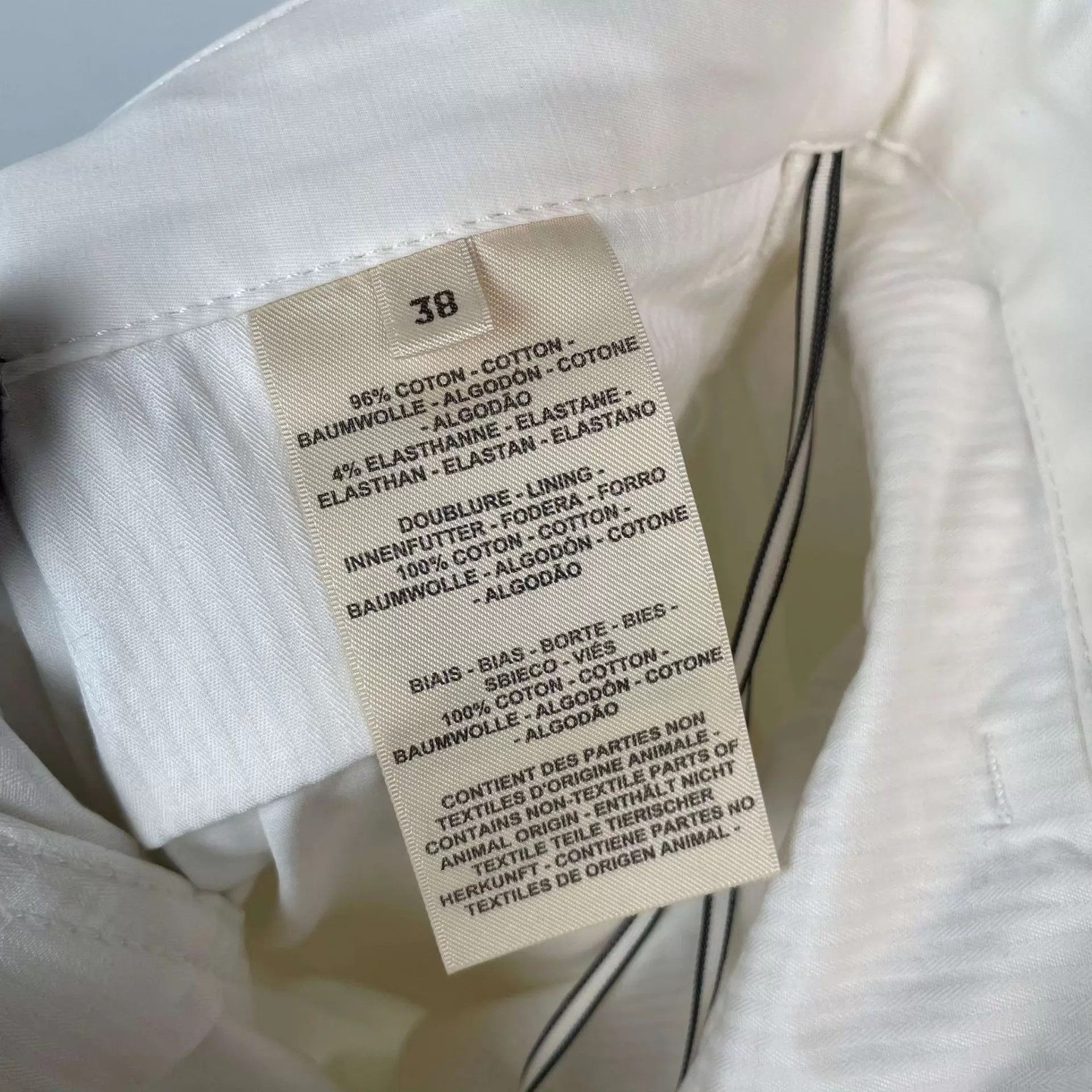 Hermes Hermès White Pants 38 Size 27" / US 4 / IT 40 - 7 Thumbnail