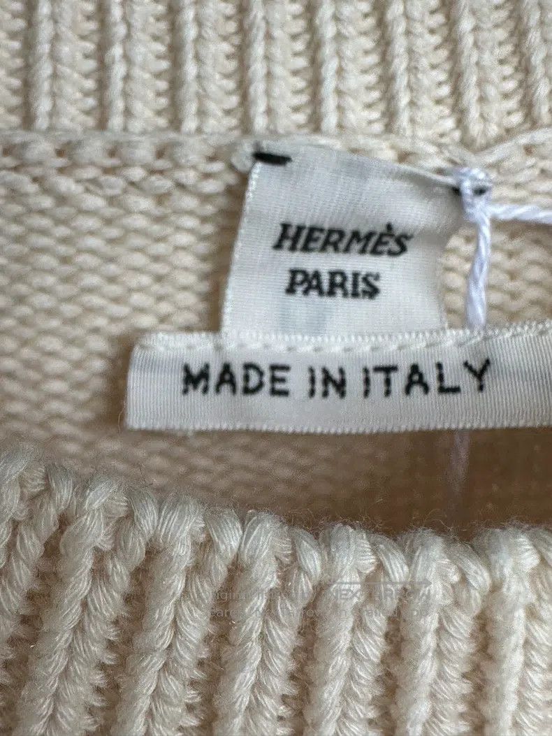 Hermes Hermes Fall and Winter Knit Sweater with Milk Tea Color Ba Size XS / US 0-2 / IT 36-38 - 2 Thumbnail