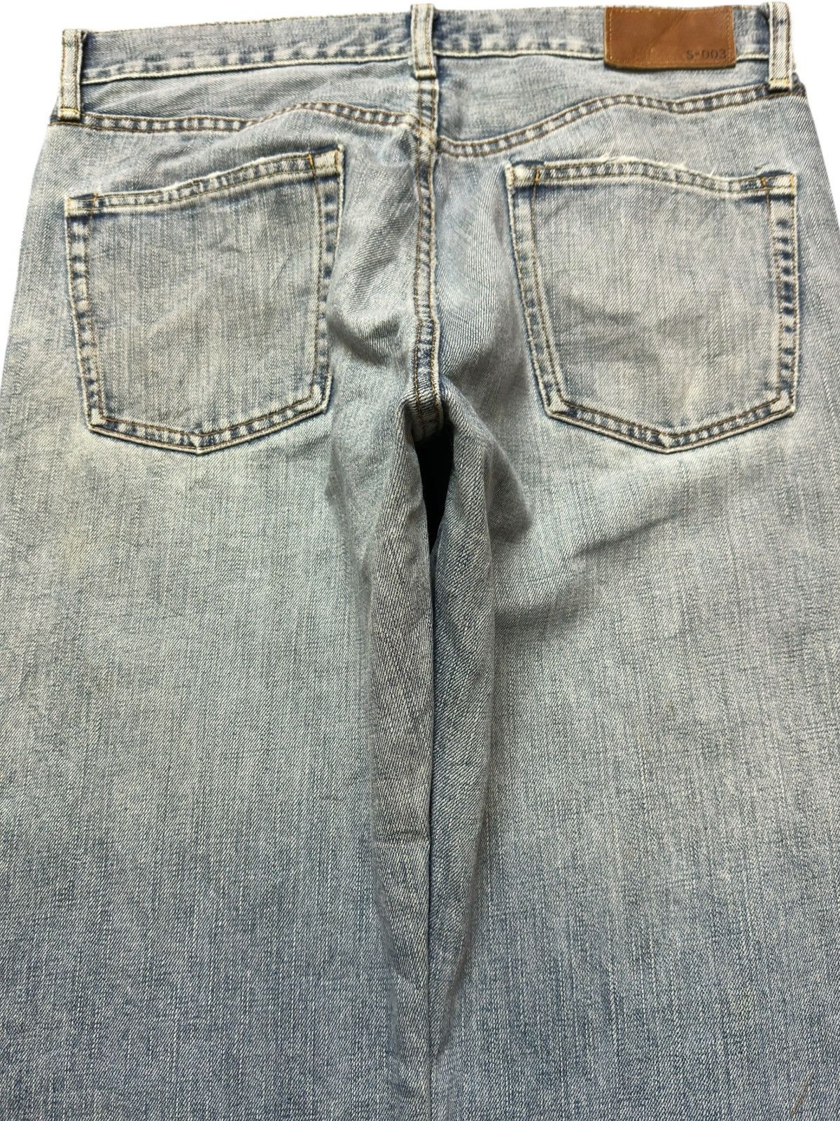 Uniqlo Vintage Uniqlo S-003 Easy Fit Straight Baggy Faded Denim Size US 32 / EU 48 - 4 Thumbnail