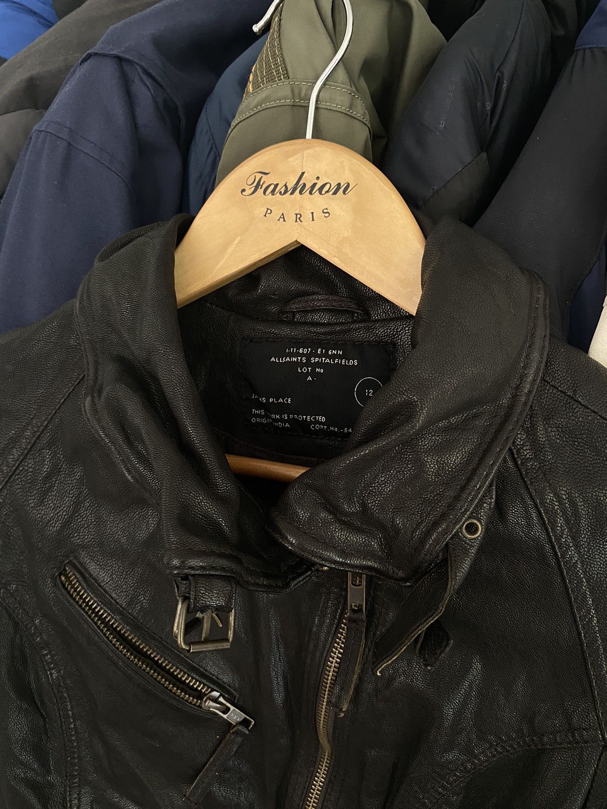 Allsaints × Vintage Allsaints rare leather jacket Size XL / US 12-14 / IT 48-50 - 3 Thumbnail
