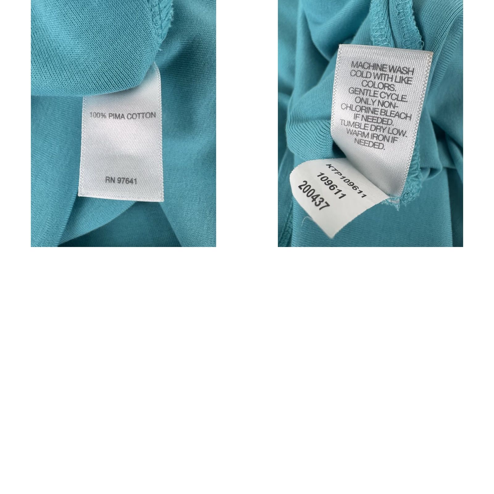 J. Jill J. Jill Teal Crewneck Tunic Womens Size M 100% Pima Cotton Casual Lightweight Size M / US 6-8 / IT 42-44 - 8 Thumbnail