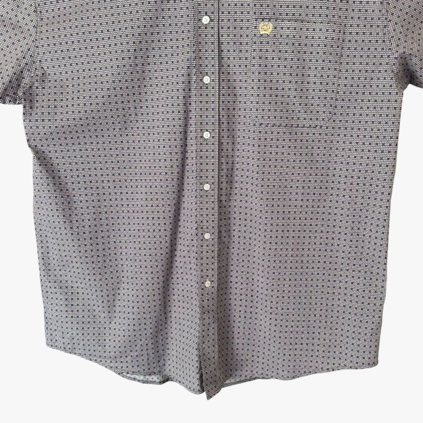 Vintage Cinch Shirt Geometric Button-Down Gray Men's XXL Long Sleeve Western Cowboy Button-Up 2XL Regular Cotton Blend Size US XXL / EU 58 / 5 - 6 Thumbnail