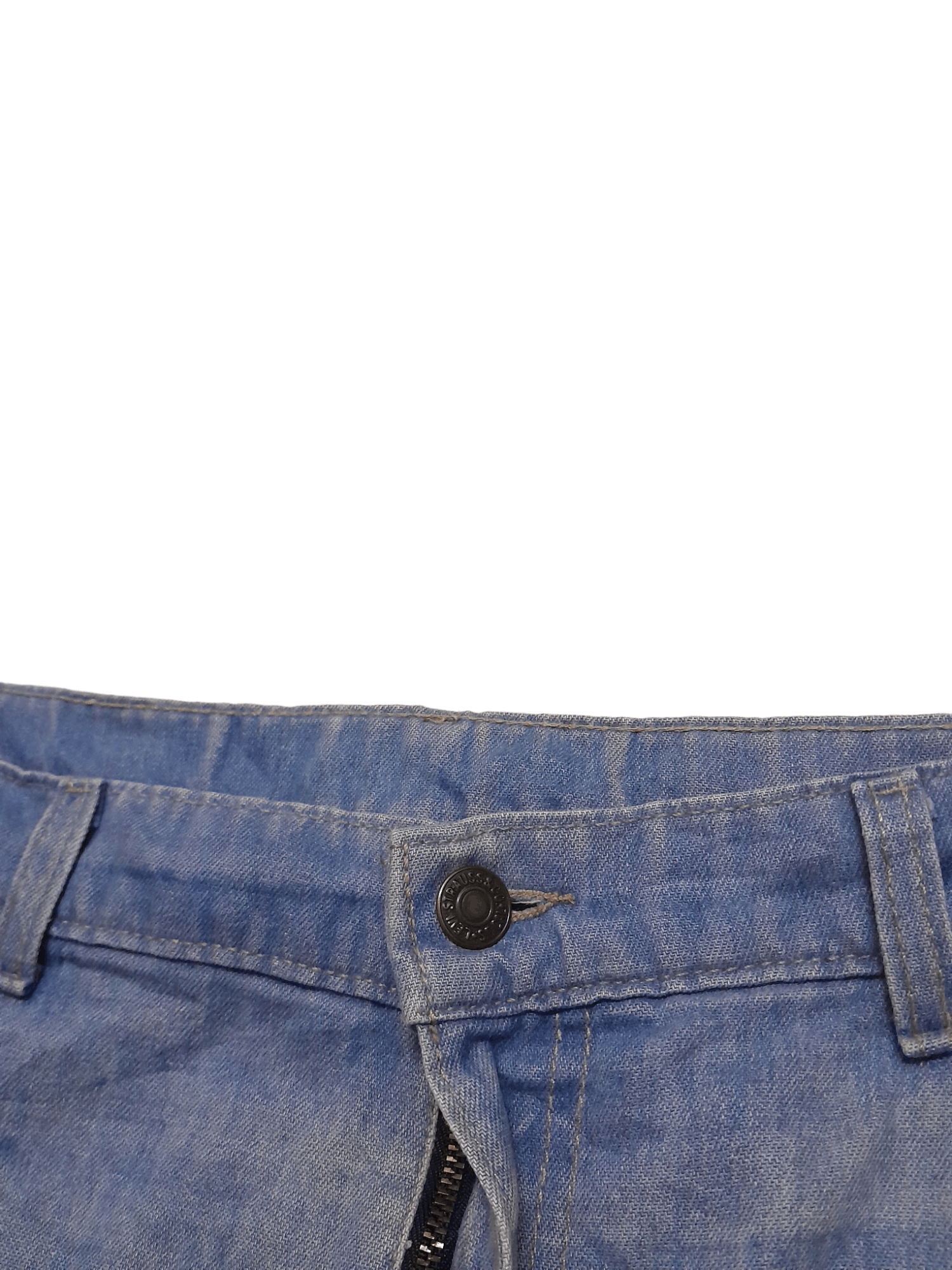 Levi's 1987 Levis Denim Button Stamped 549 Black Pole (S221) Size US 37 - 3 Thumbnail