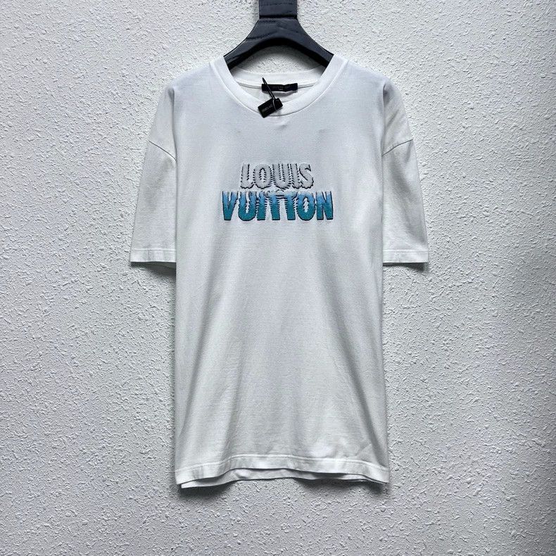 Louis Vuitton Louis Vuitton New beaded gradient LOGO short sleeves Size US XL / EU 56 / 4 - 1 Thumbnail