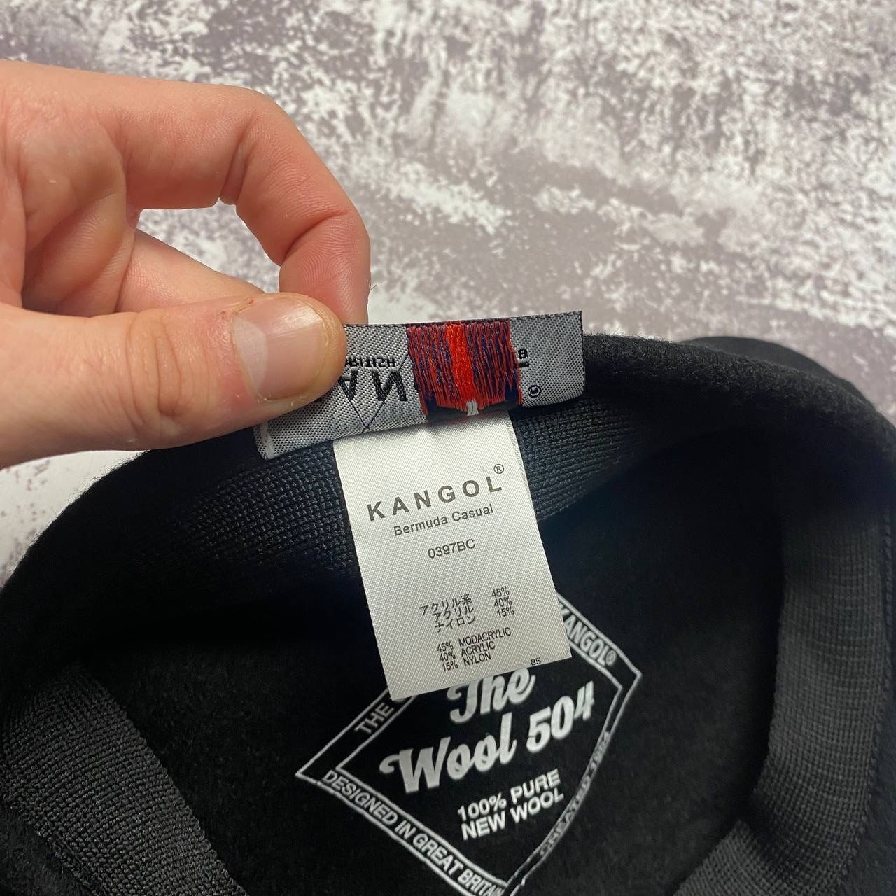 Kangol Kangol Vintage Wool 504 Black Beret Cap Kangaroo Logo Y2K Size ONE SIZE - 4 Thumbnail