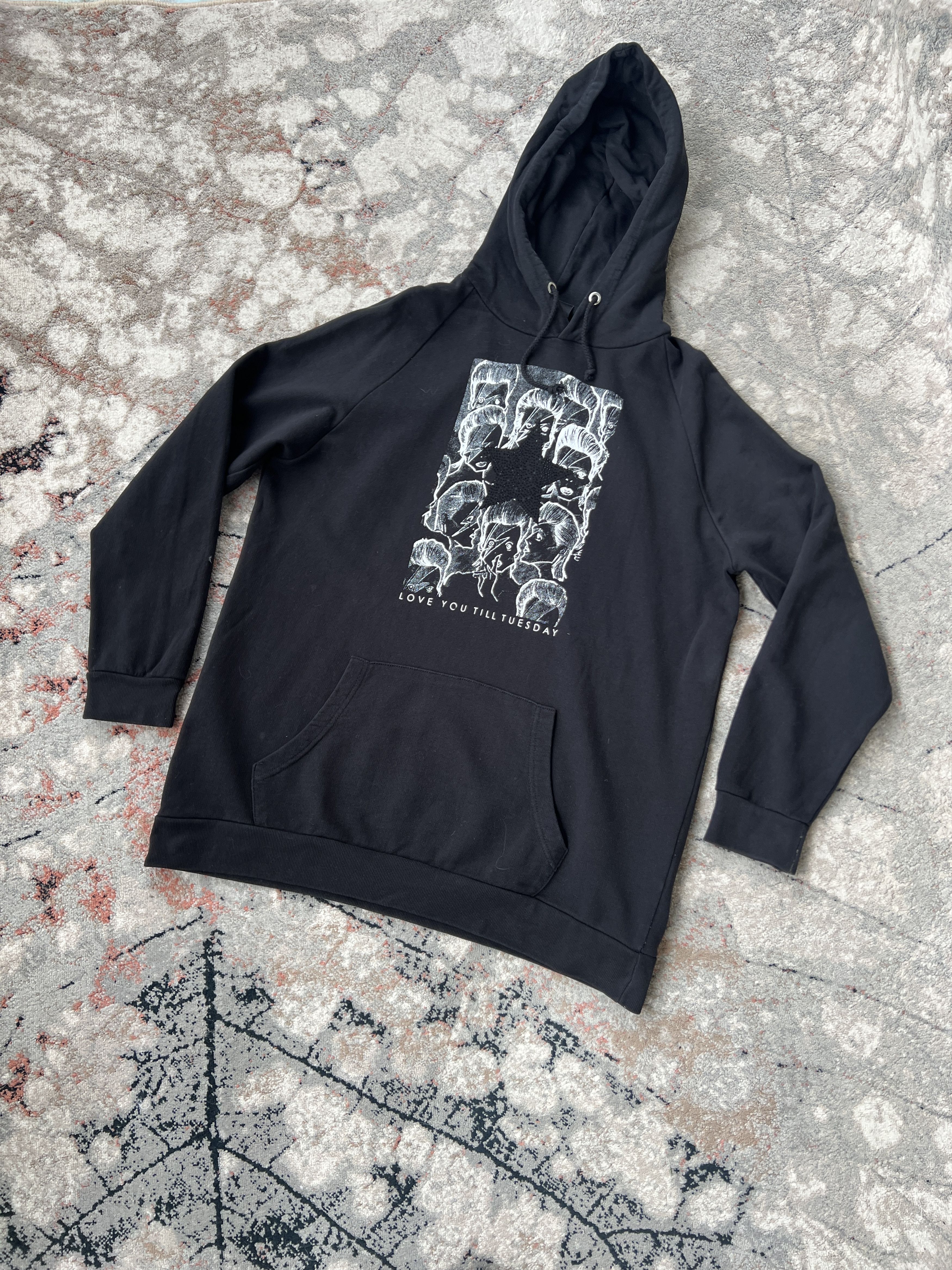 John Richmond John Richmond Love You Till Tuesday Hoodie Size US XL / EU 56 / 4 - 1 Thumbnail