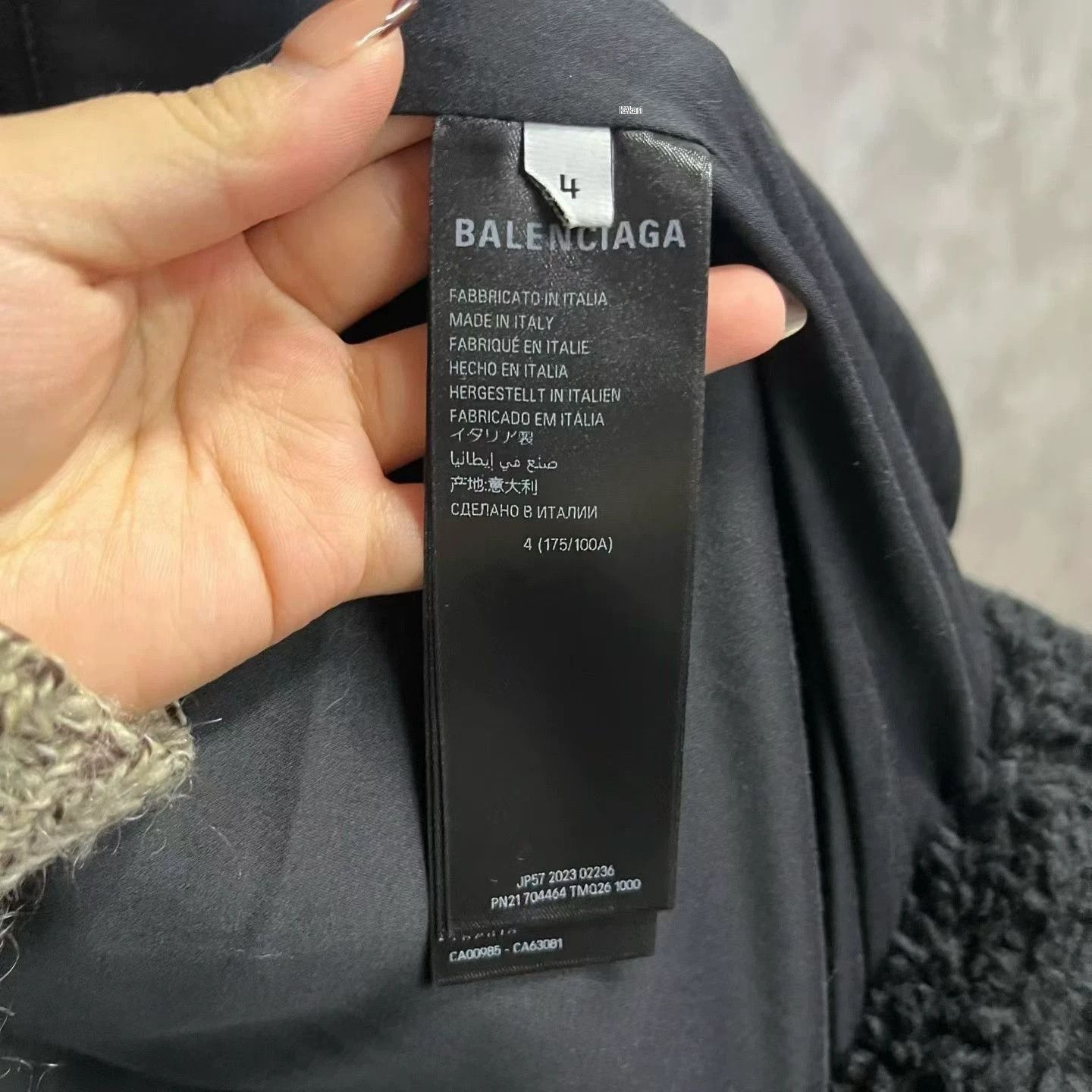 Balenciaga Balenciaga Black Lapel Single-Breasted Jacket Size US XL / EU 56 / 4 - 3 Thumbnail